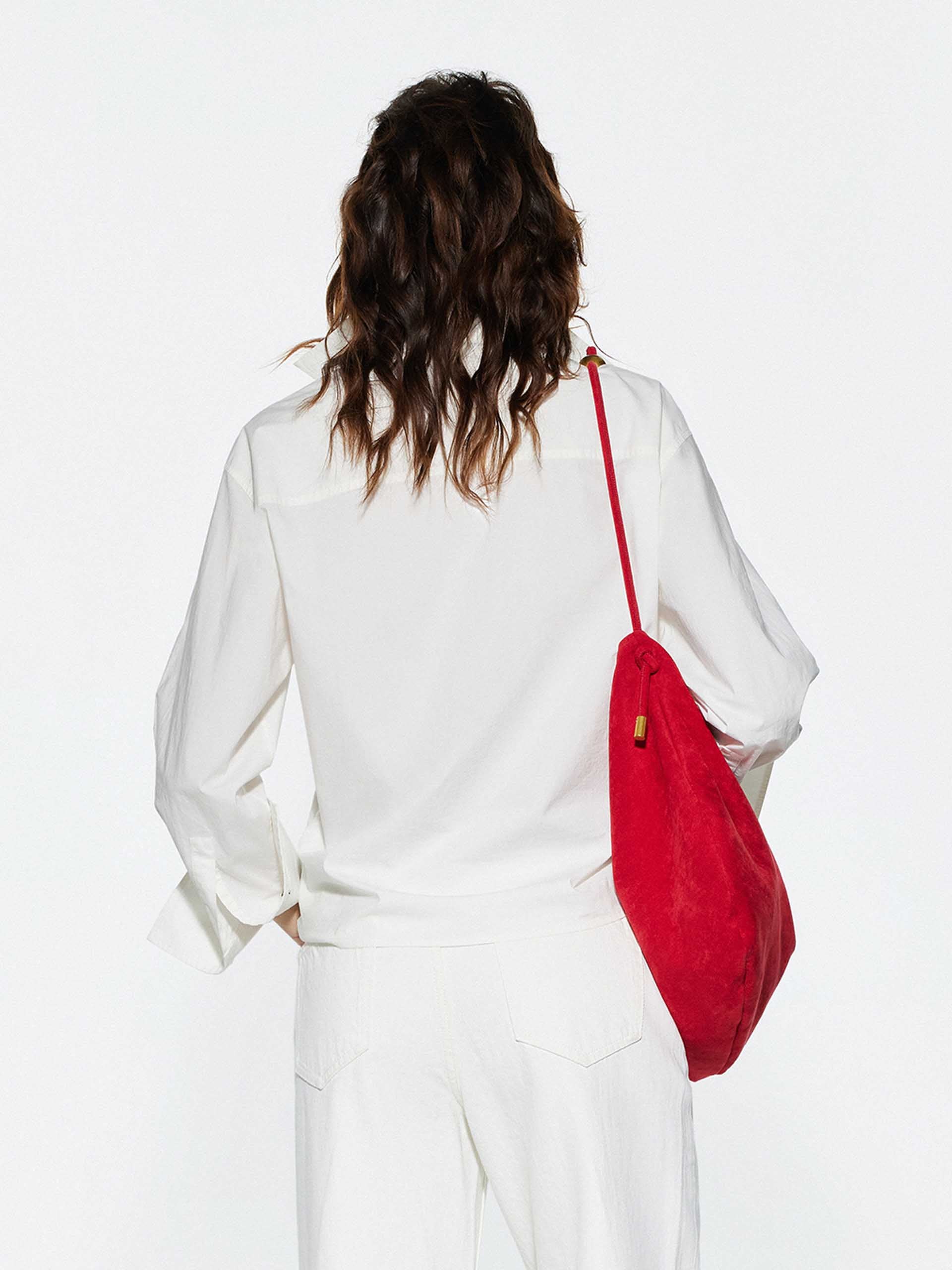 Twist Hem Cotton Blouse - Image 7