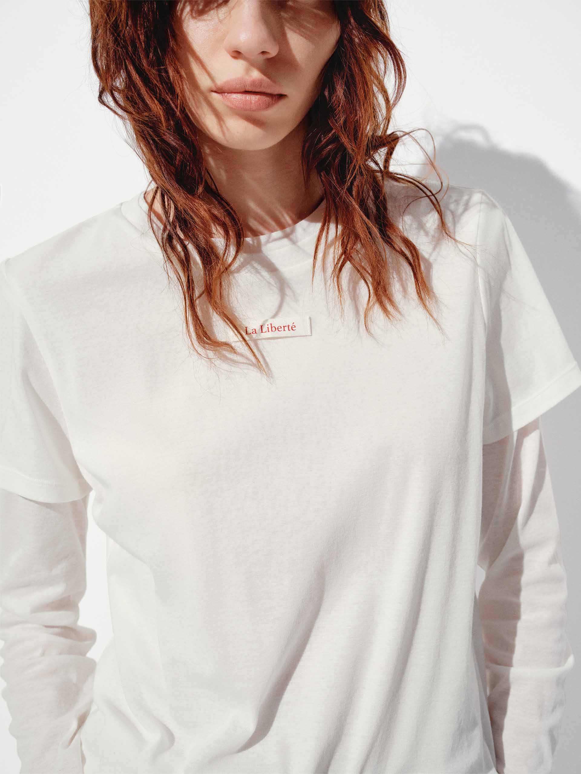 Two Piece Cotton T-shirt - Image 7