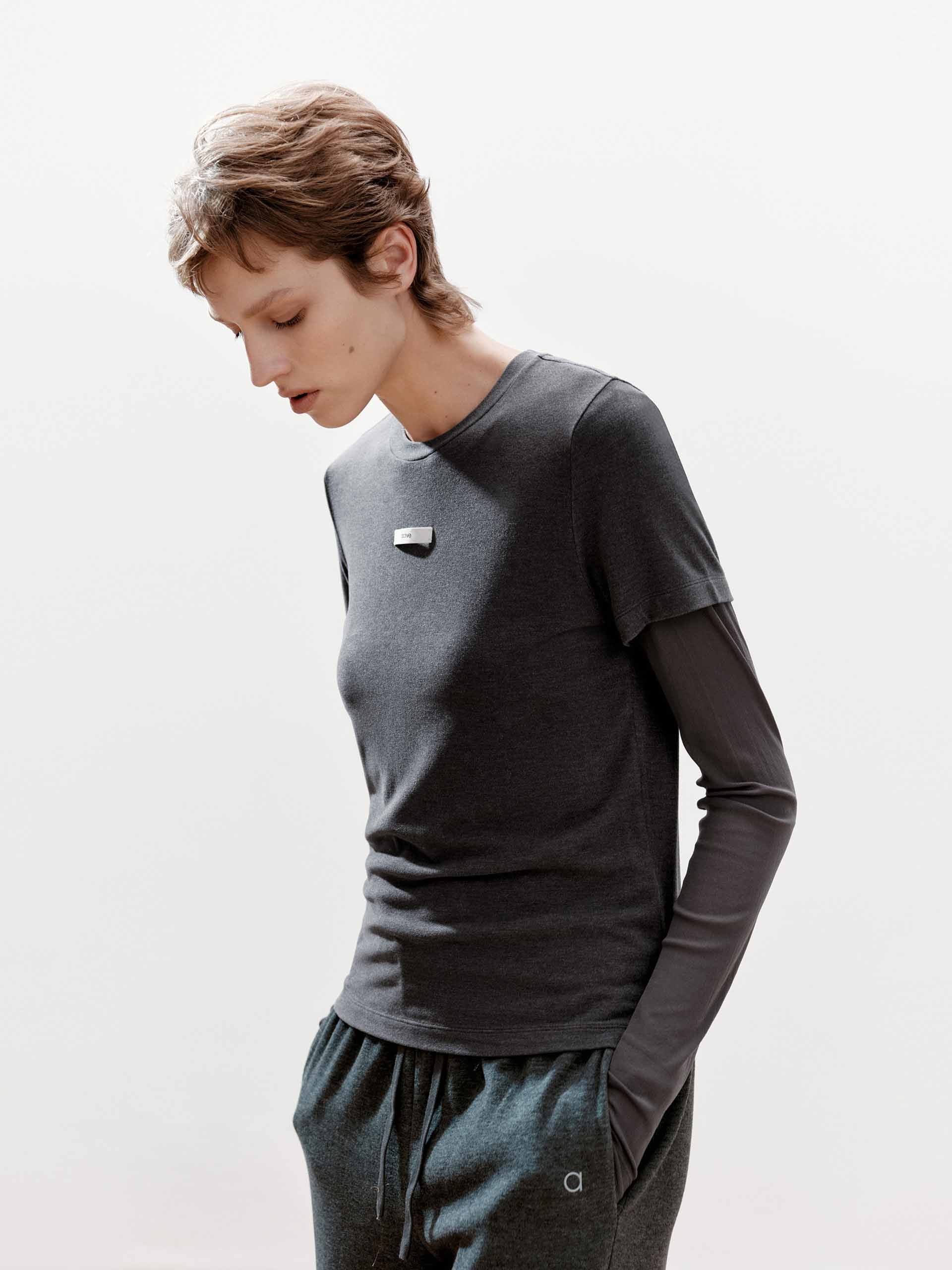 Two Piece Slim T-shirt - Image 11
