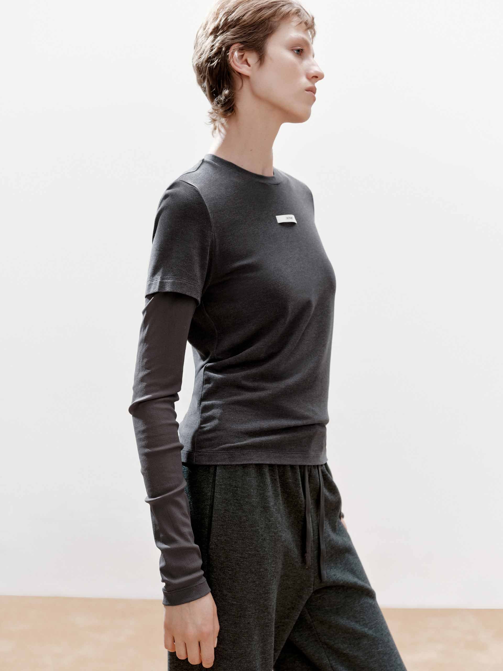 Two Piece Slim T-shirt - Image 15