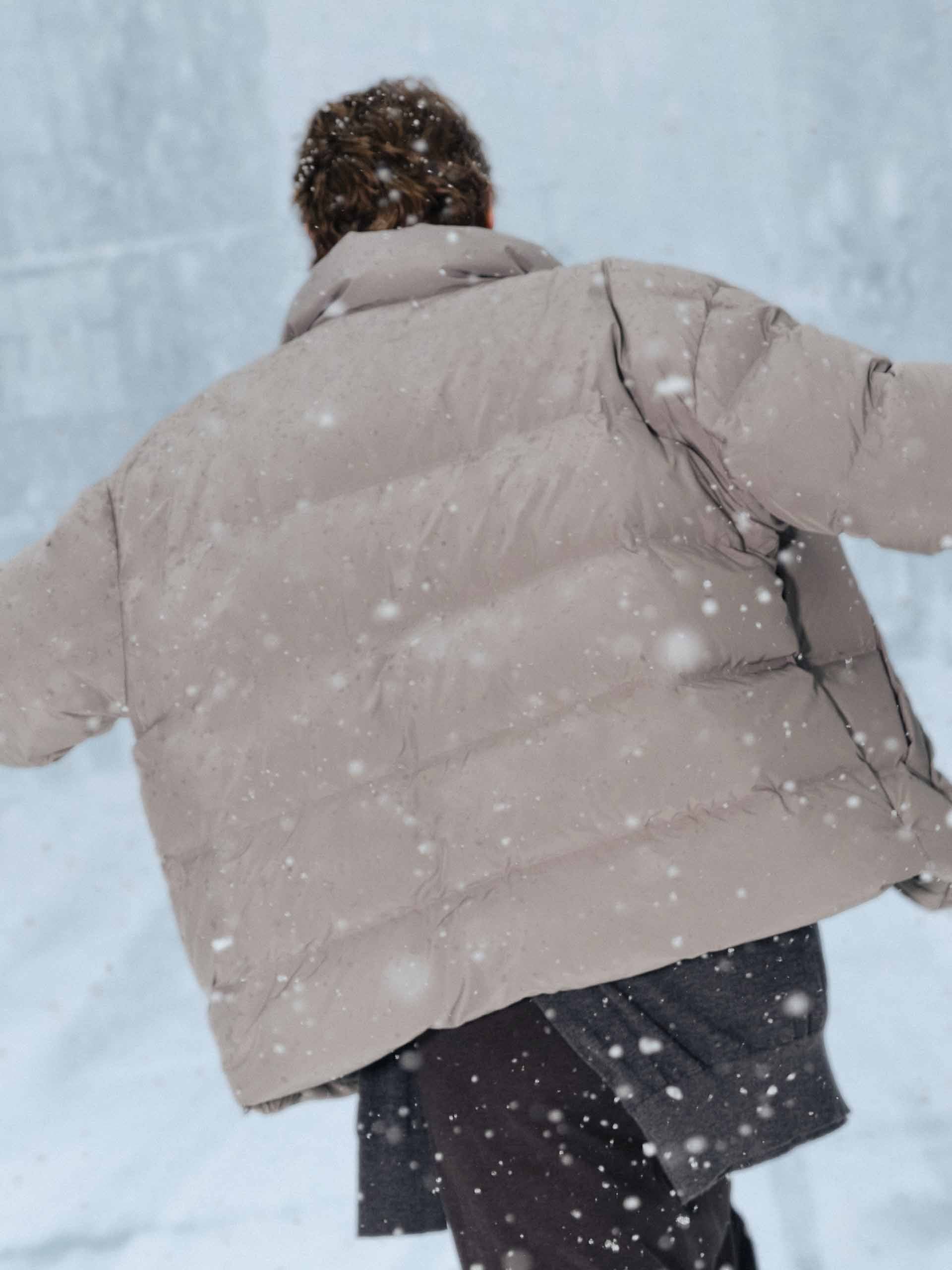 Two-way Zipper Down Jacket - Image 21