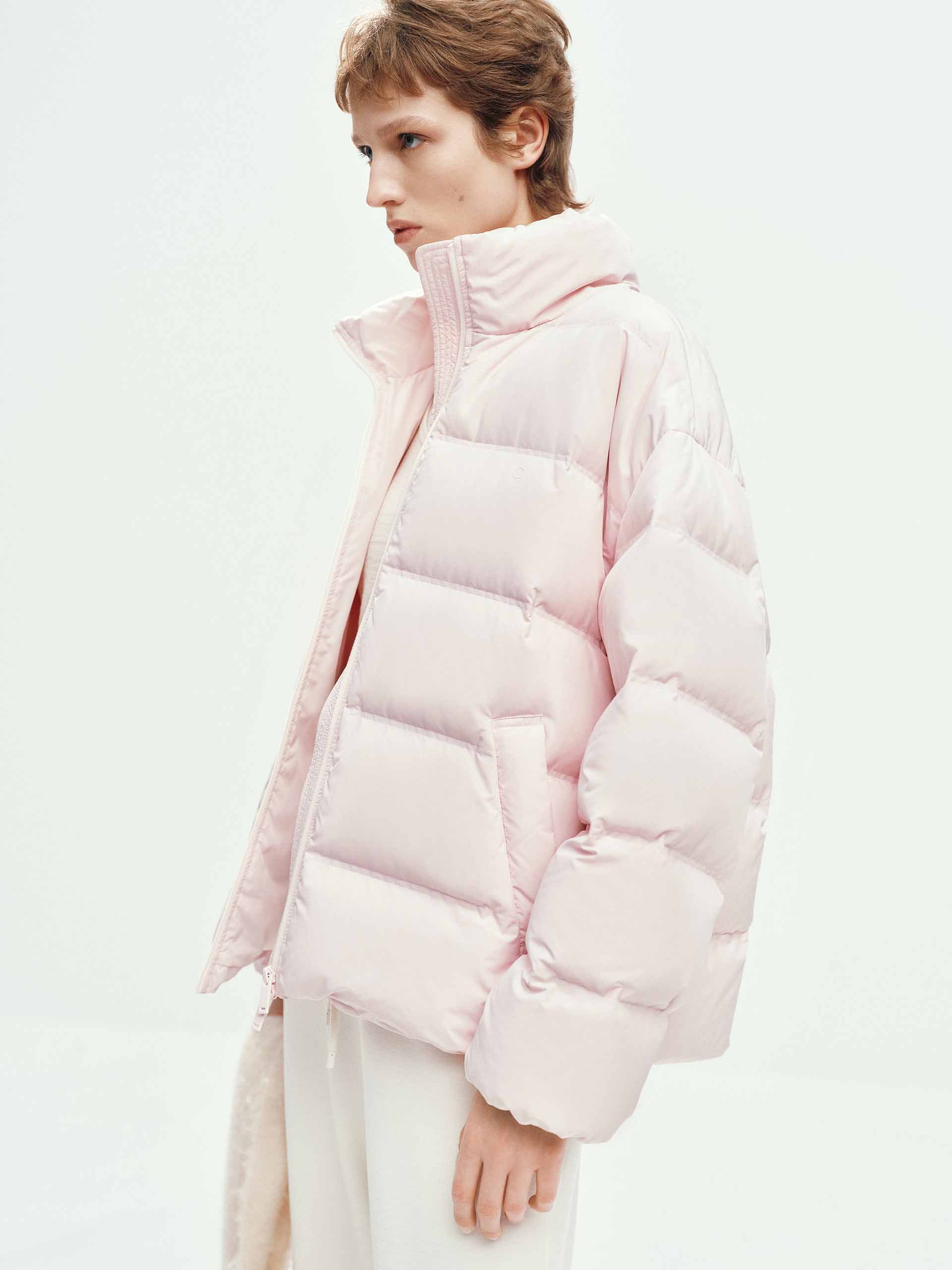 Two-way Zipper Down Jacket - Image 3