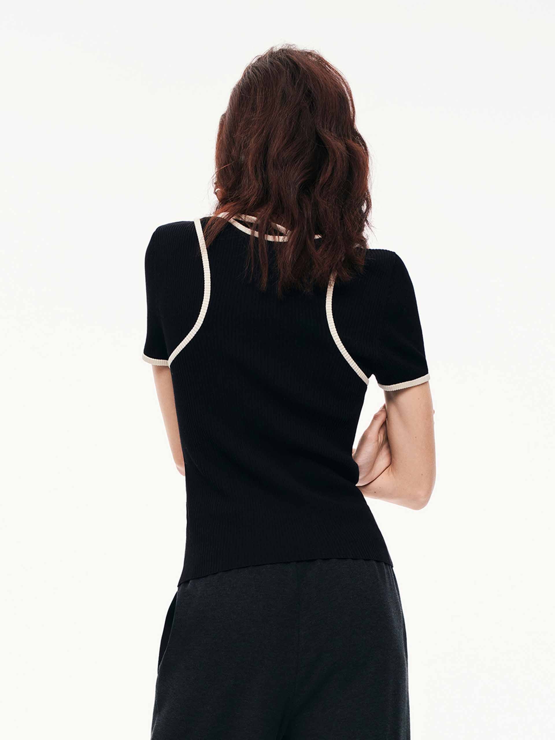 U-neck Contrast Tank - Image 13