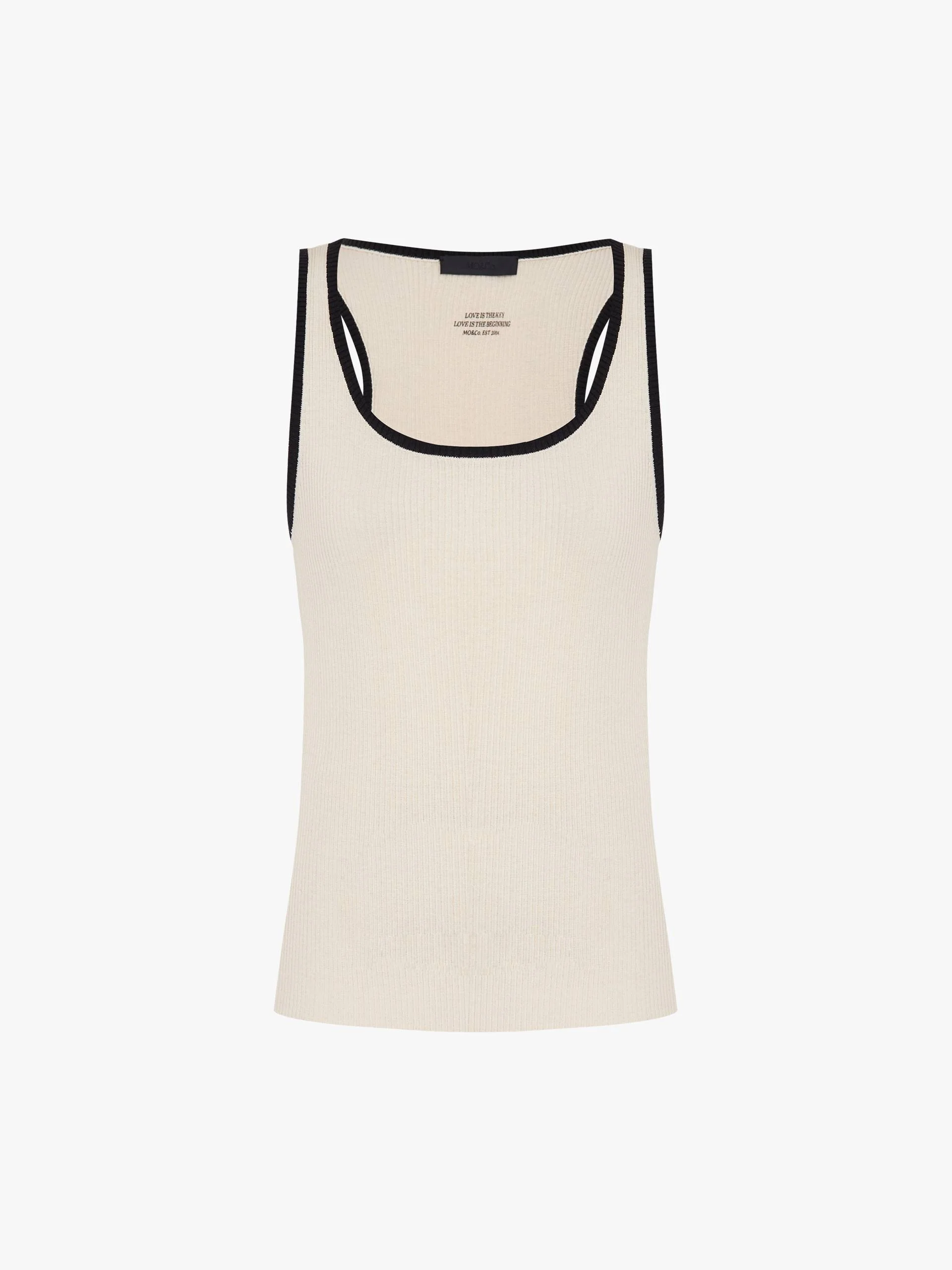 U-neck Contrast Tank - Image 5