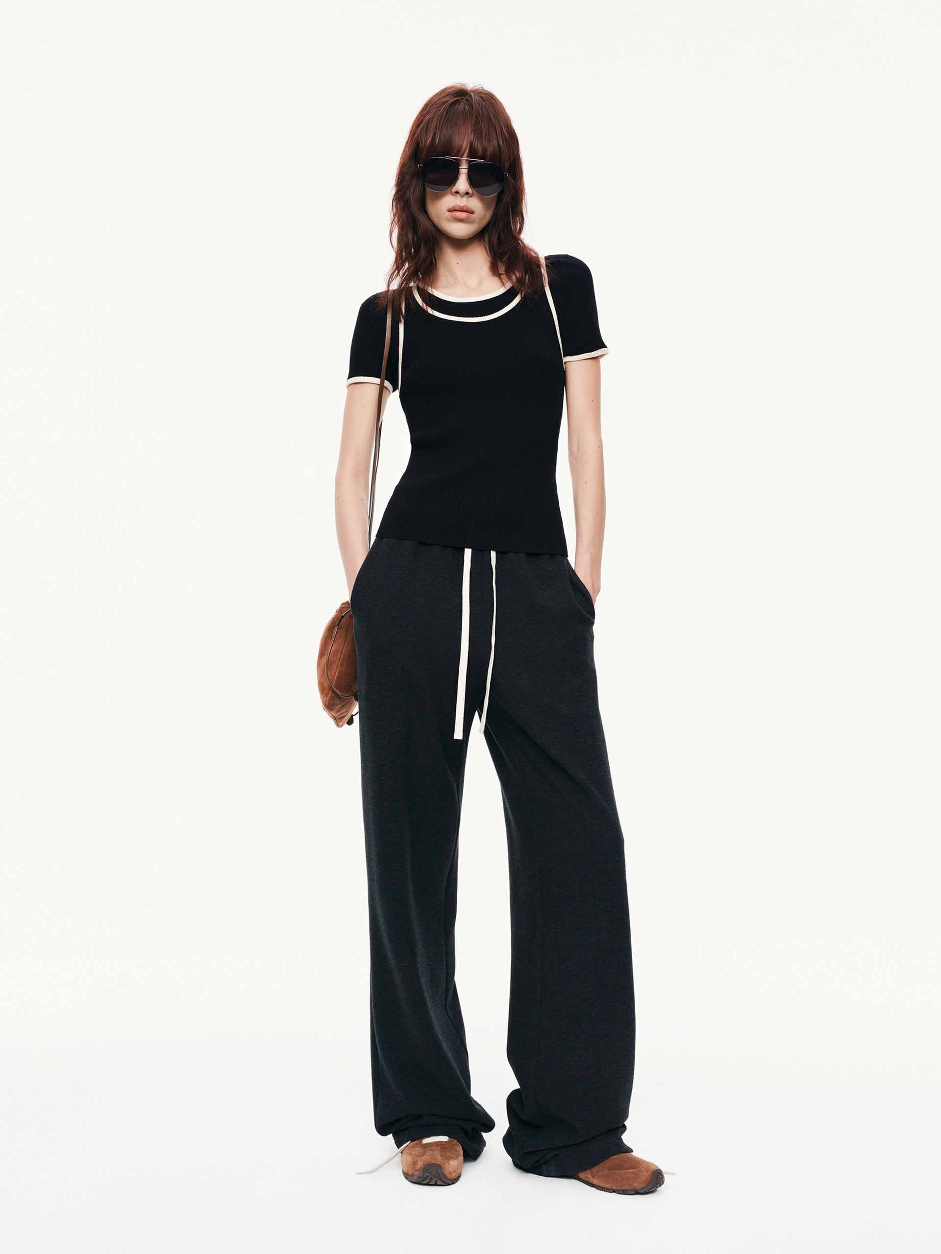U-neck Contrast Tank - Image 9