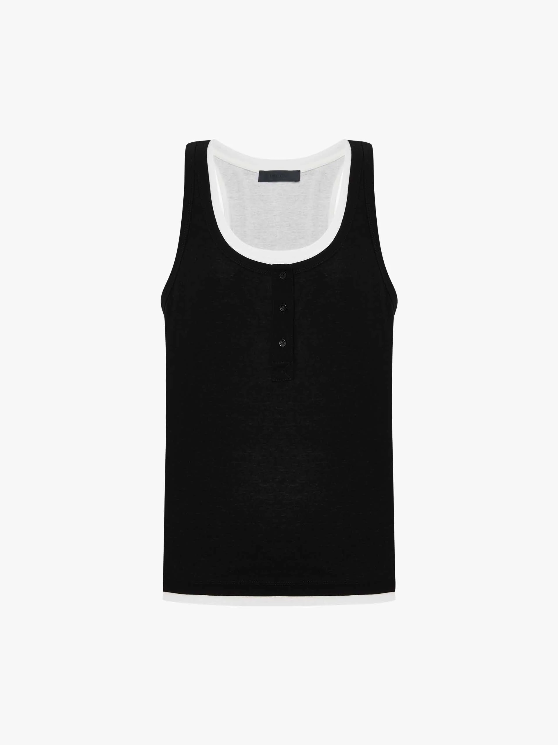 U-neck Layered Tank Top - Image 12