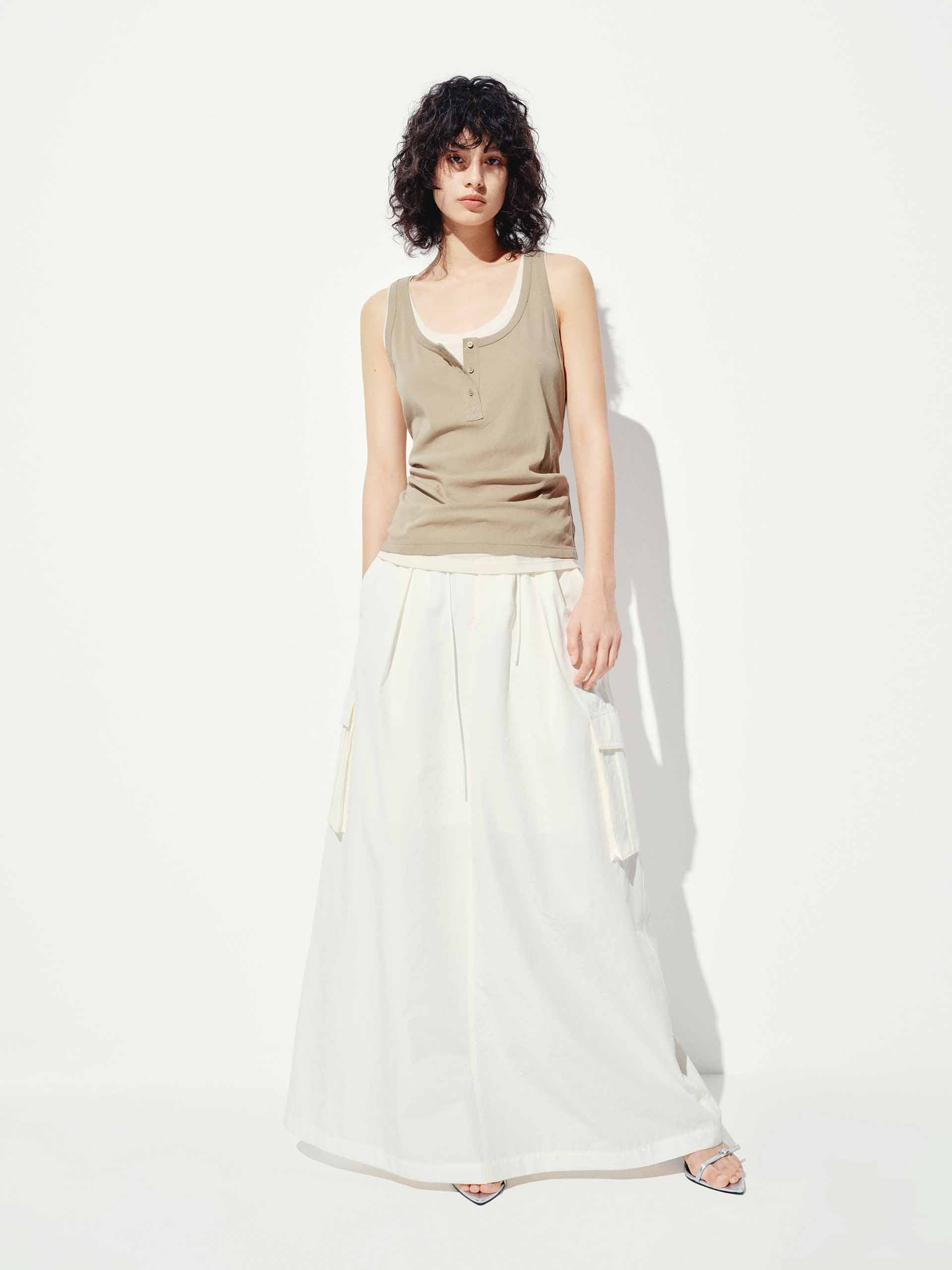 U-neck Layered Tank Top - Image 2
