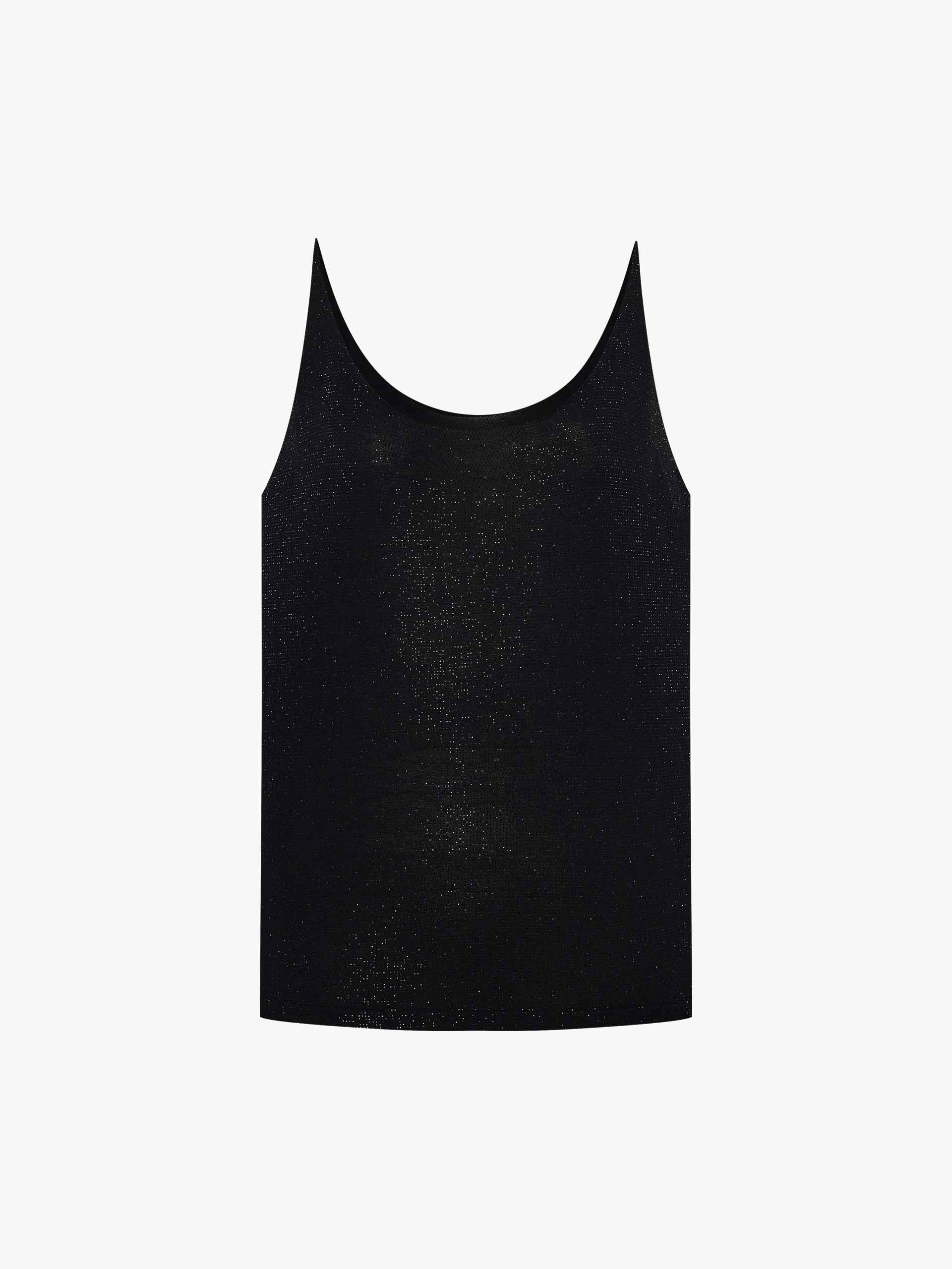 U-neck Rhinestones Tank Top - Image 5