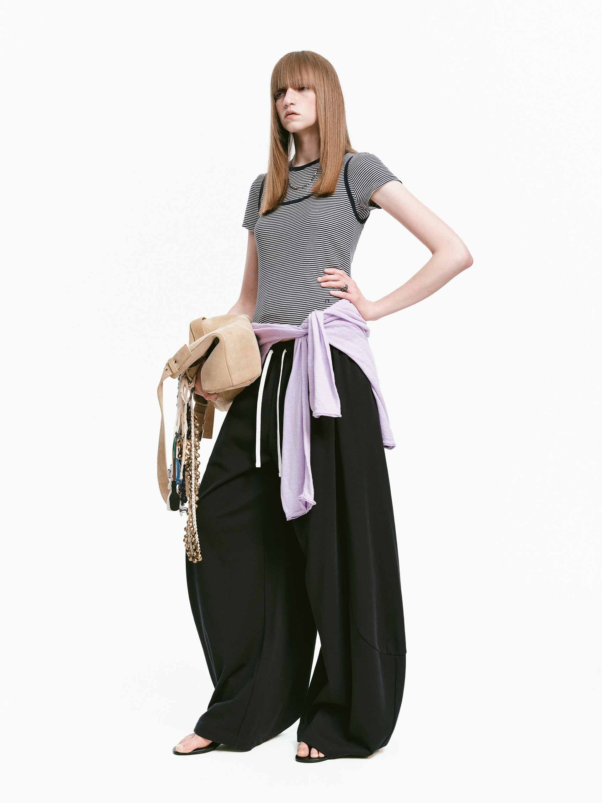 U-neck Striped Tank Top - Image 10