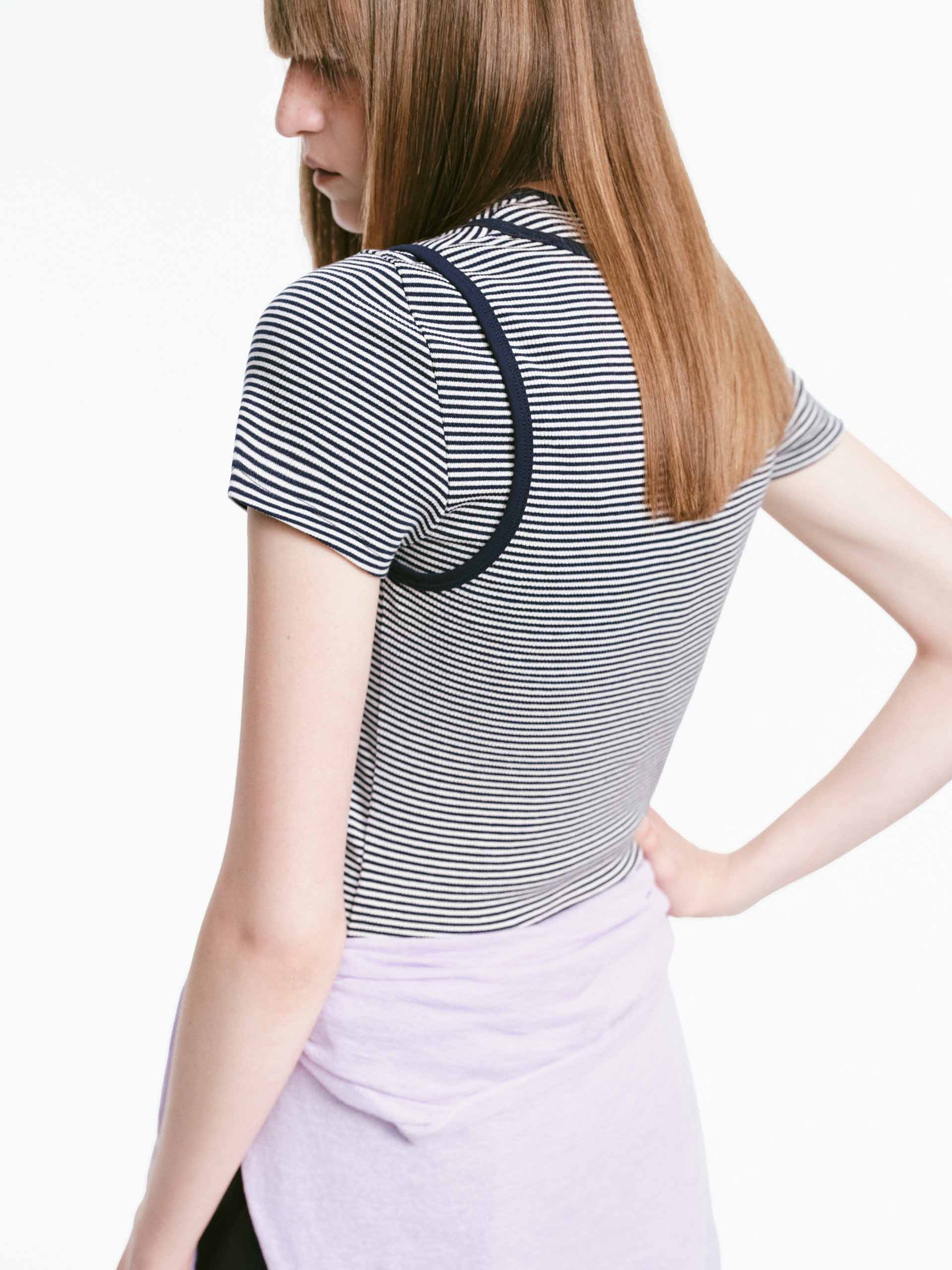 U-neck Striped Tank Top - Image 14