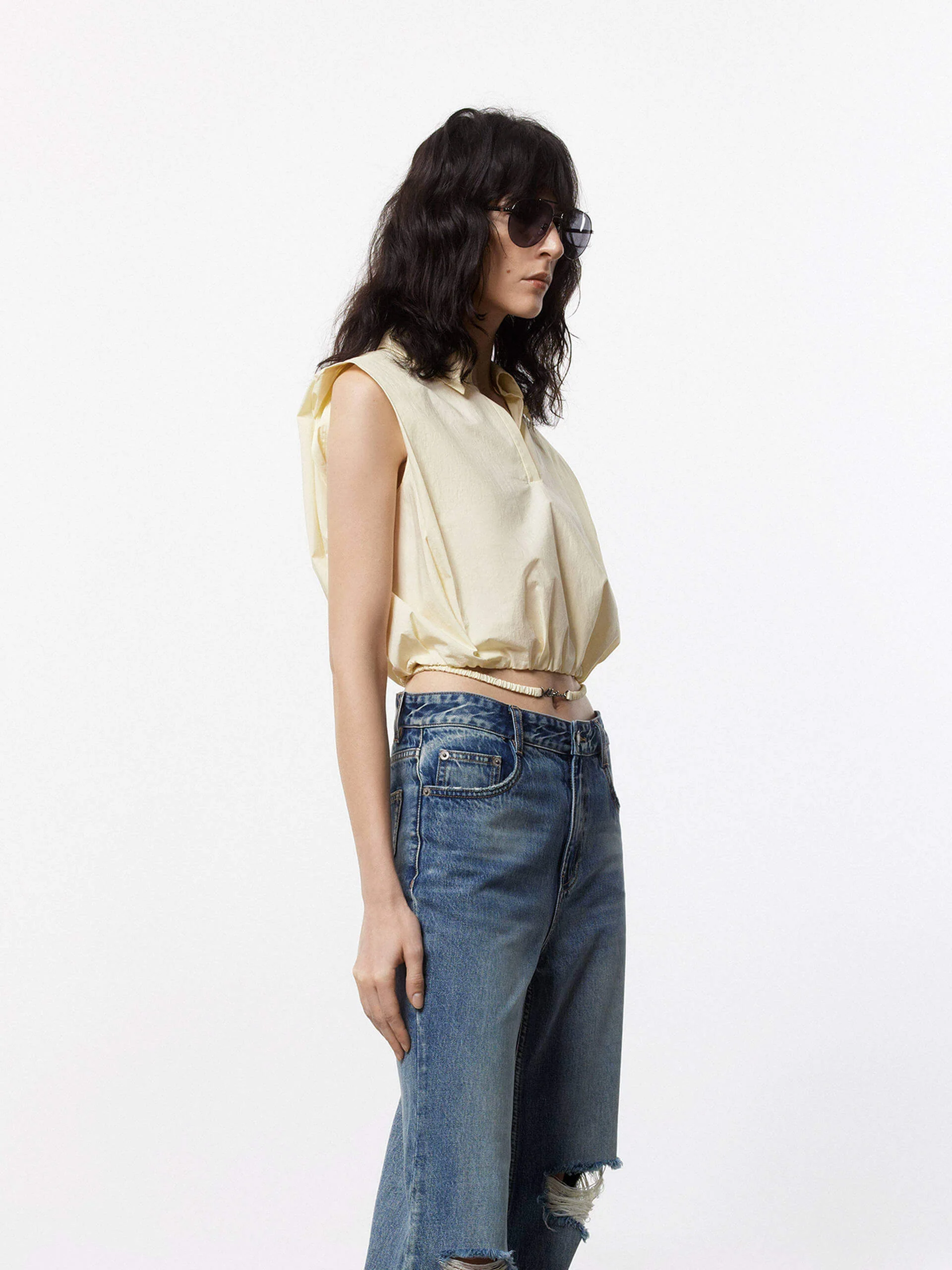 V-neck Cropped Top - Image 7