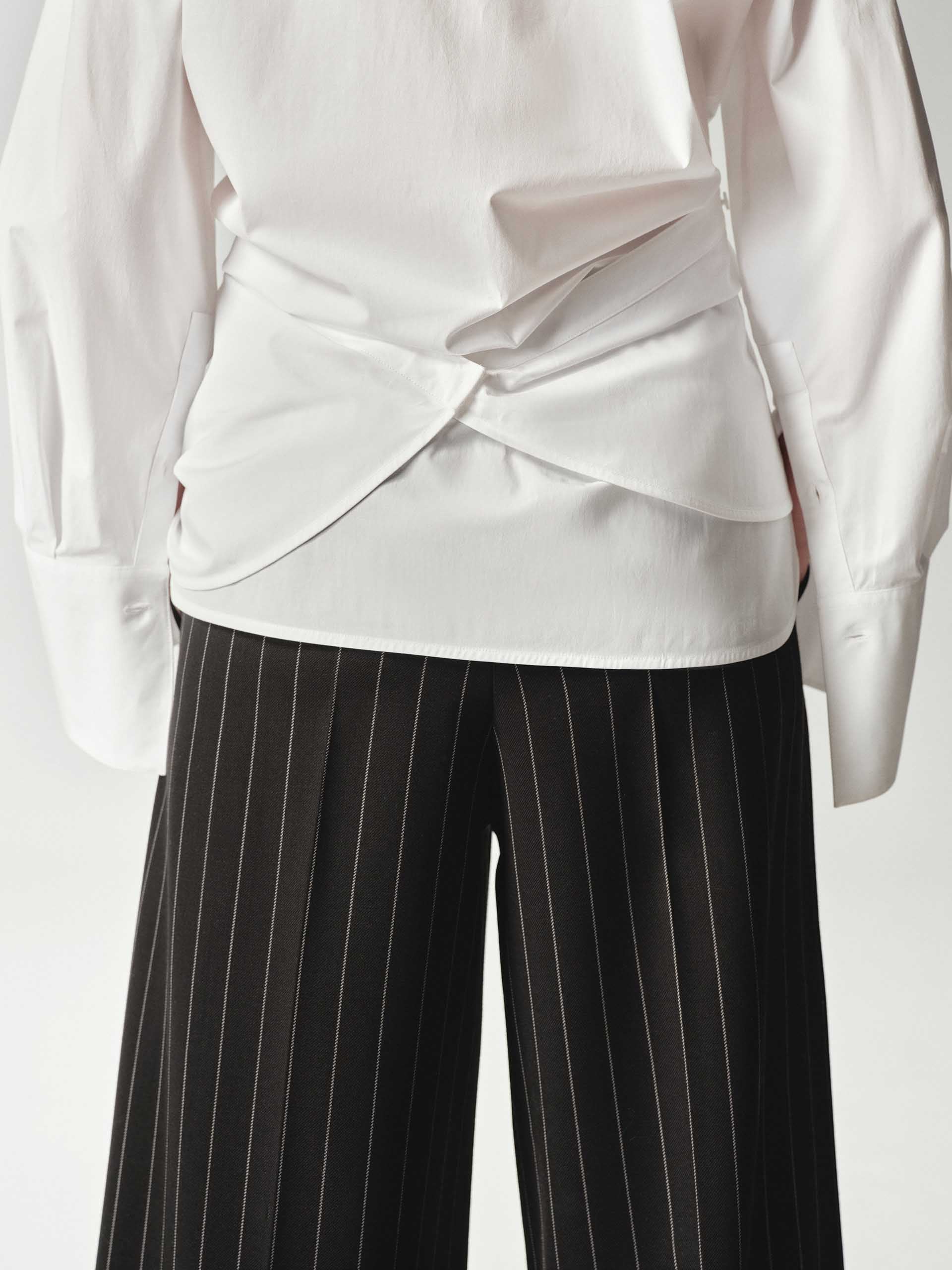 V-neck Cross Front Shirt - Image 6