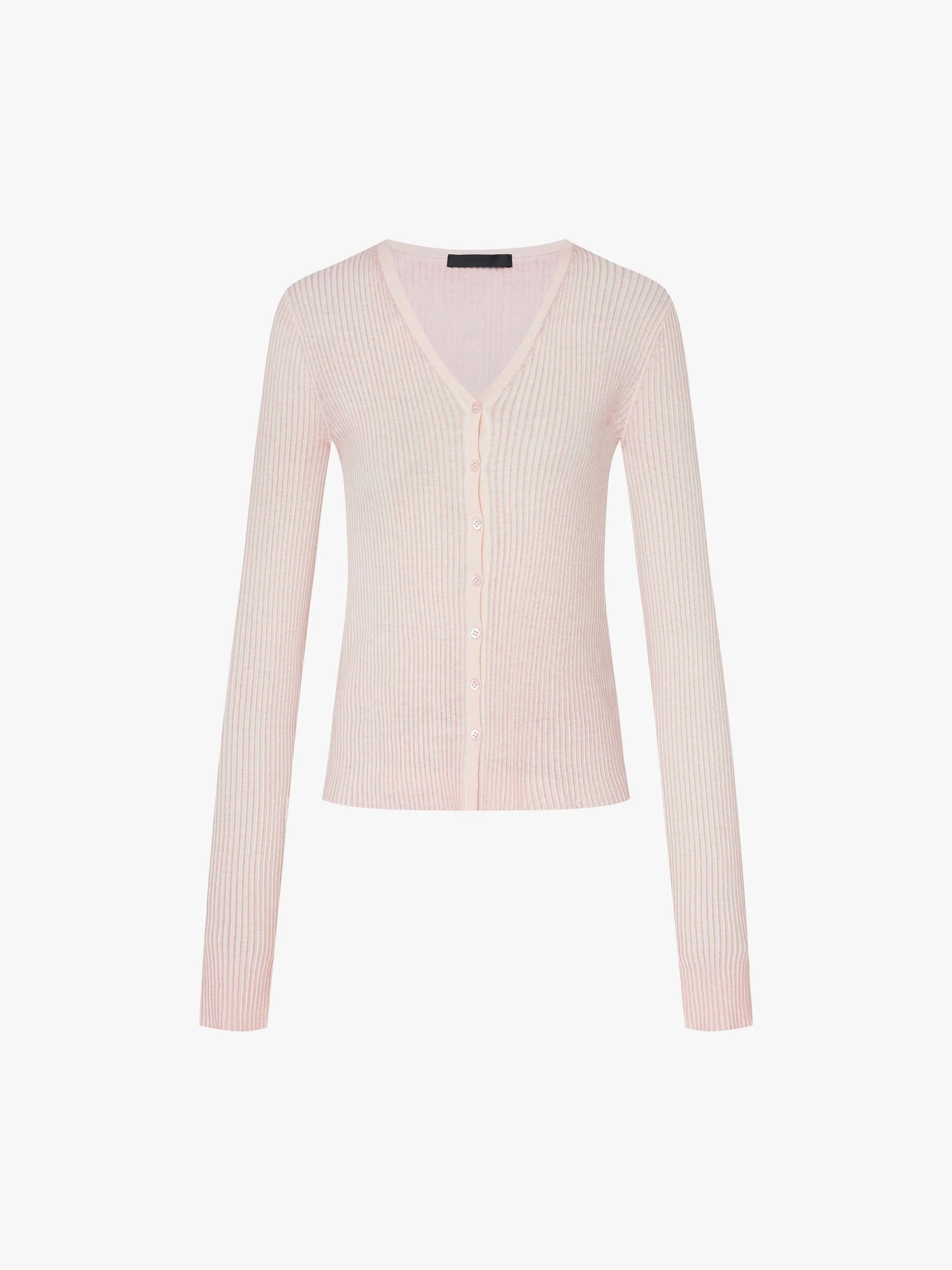 V-neck Fitted Cardigan - Image 5