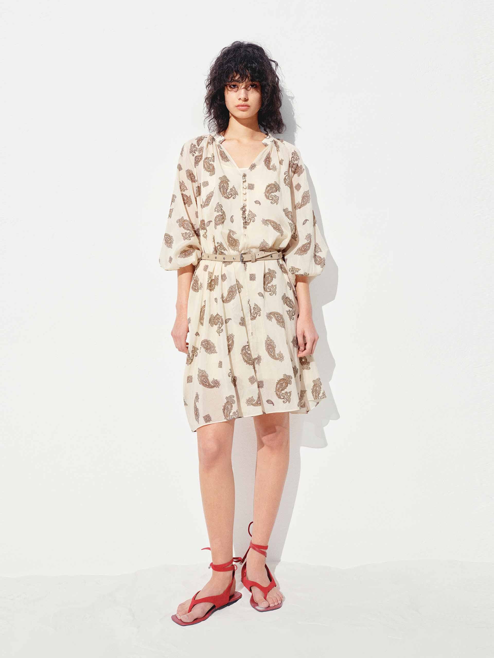 V-neck Loose Flowy Dress - Image 2