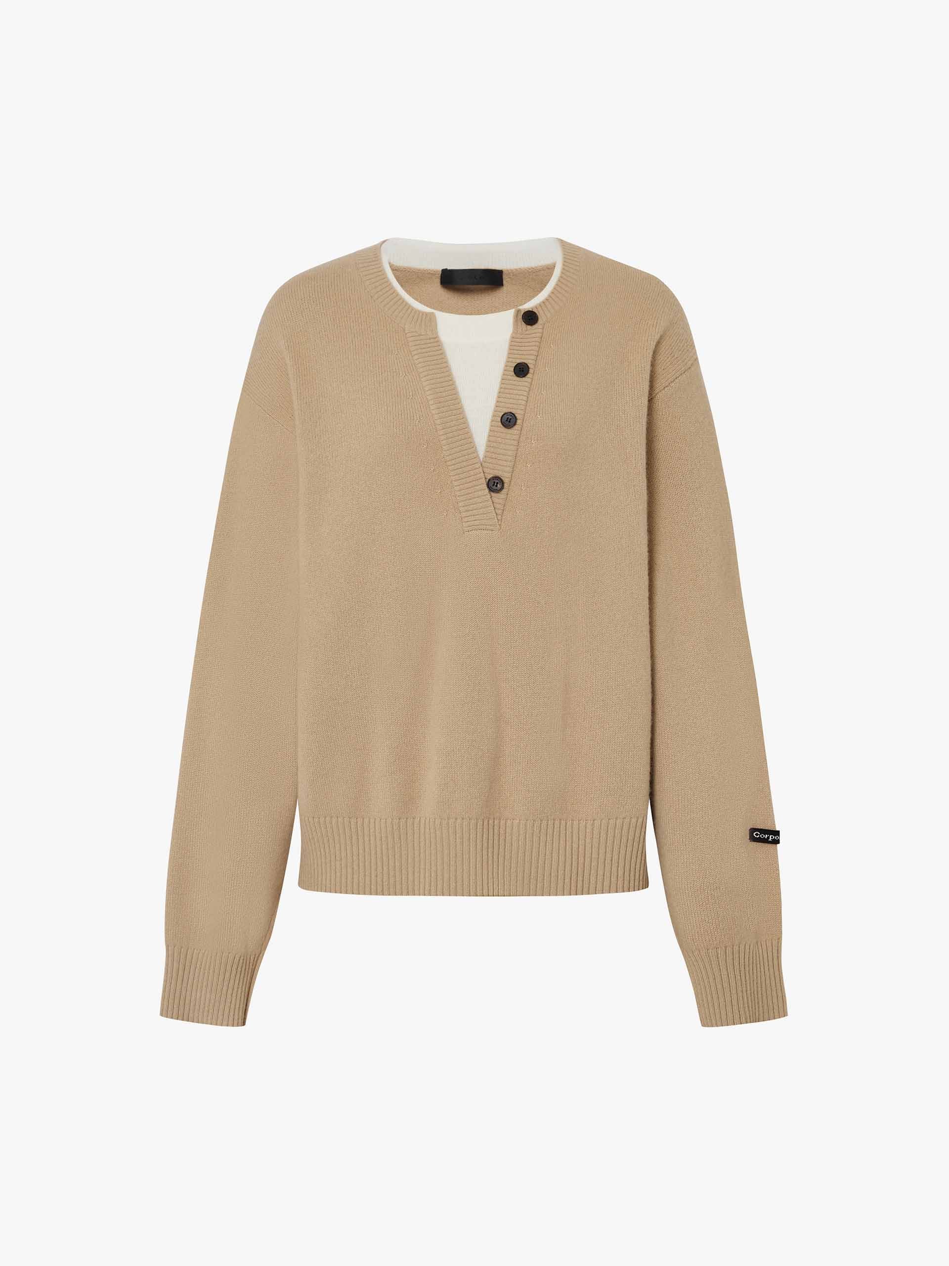 V-neck Loose Sweater - Image 5