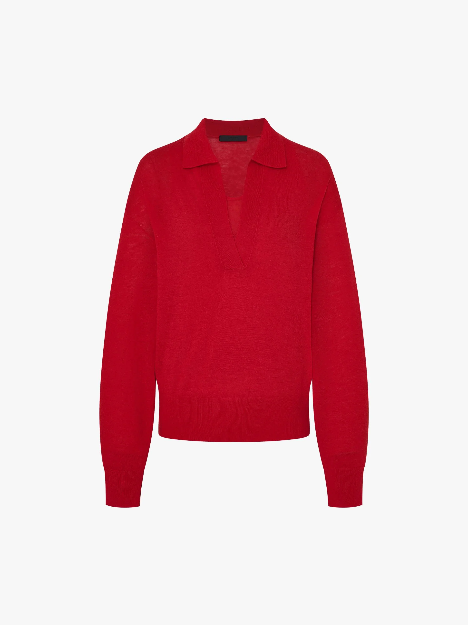 V-neck Relaxed Sweater - Image 5