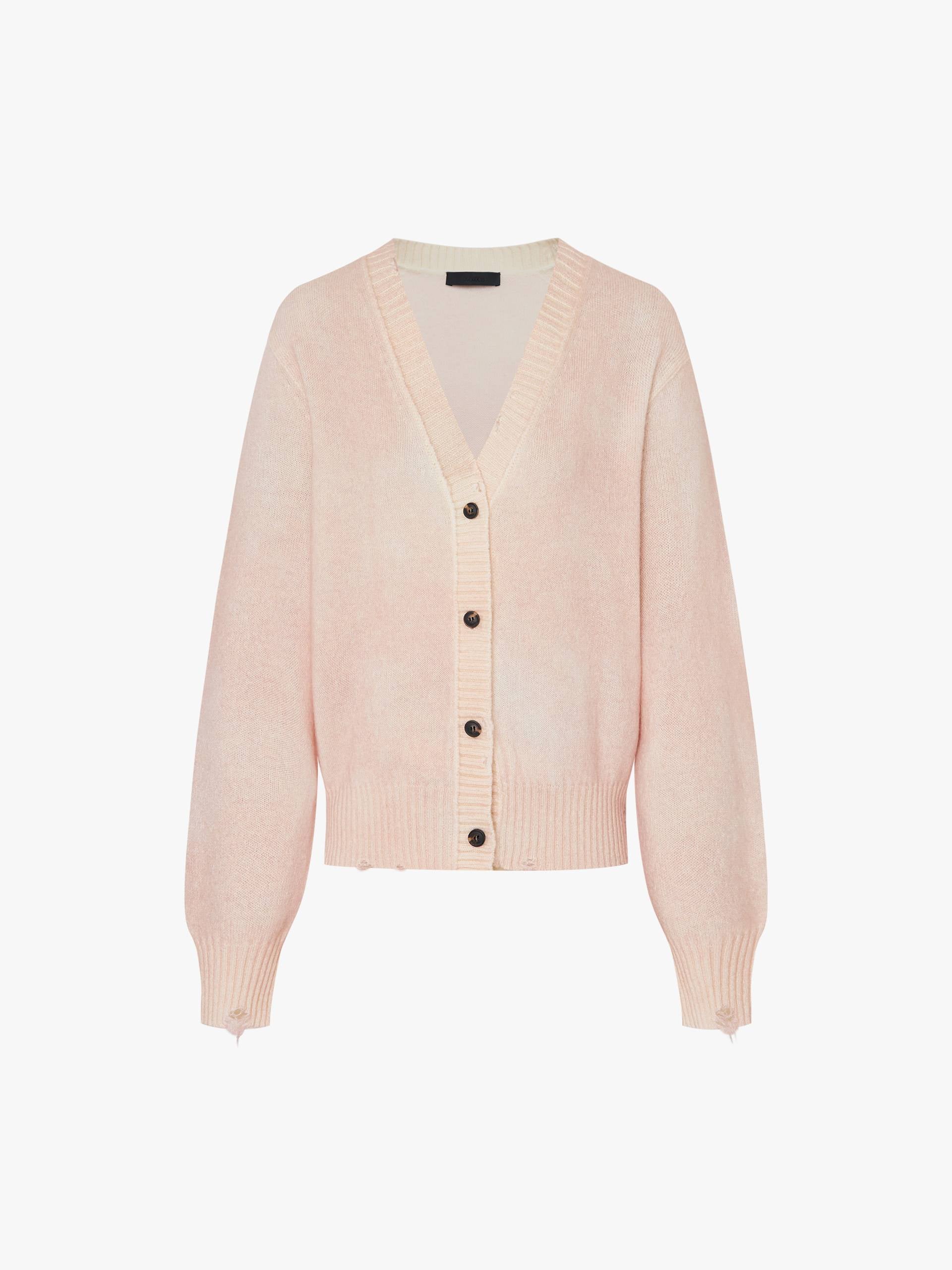 V-neck Ripped Cardigan - Image 5