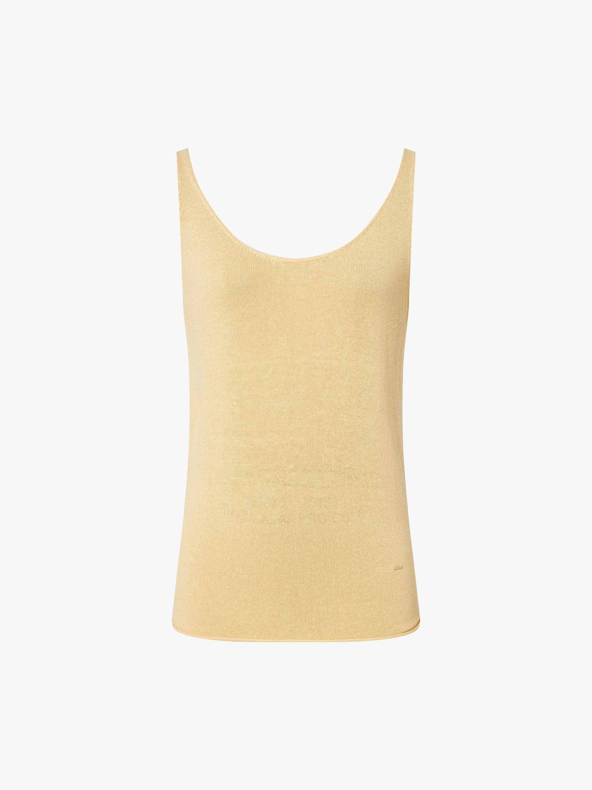 V-neck Strap Silk Tank Top - Image 5