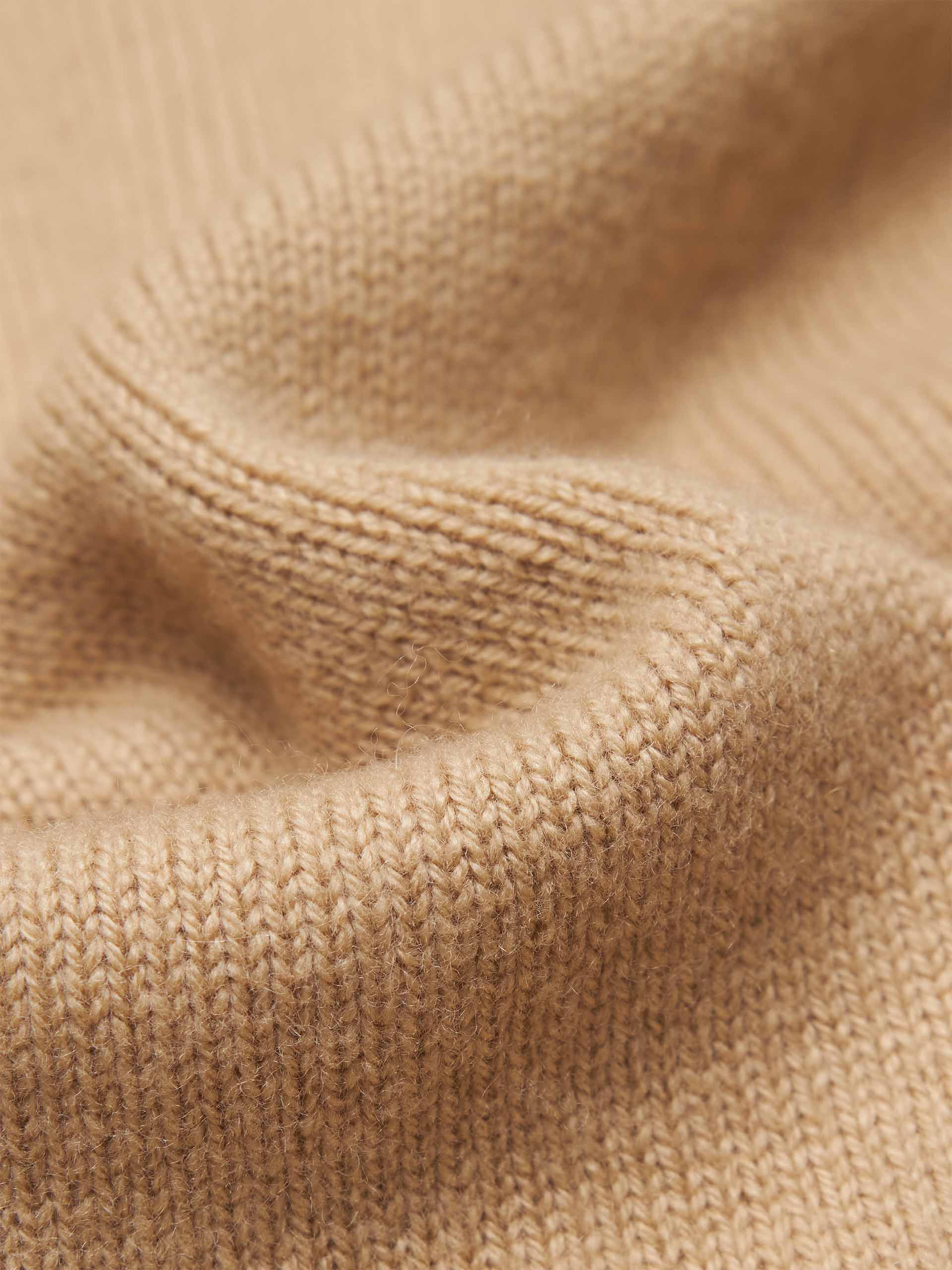 V-neck Wool Knit Cardigan - Image 4