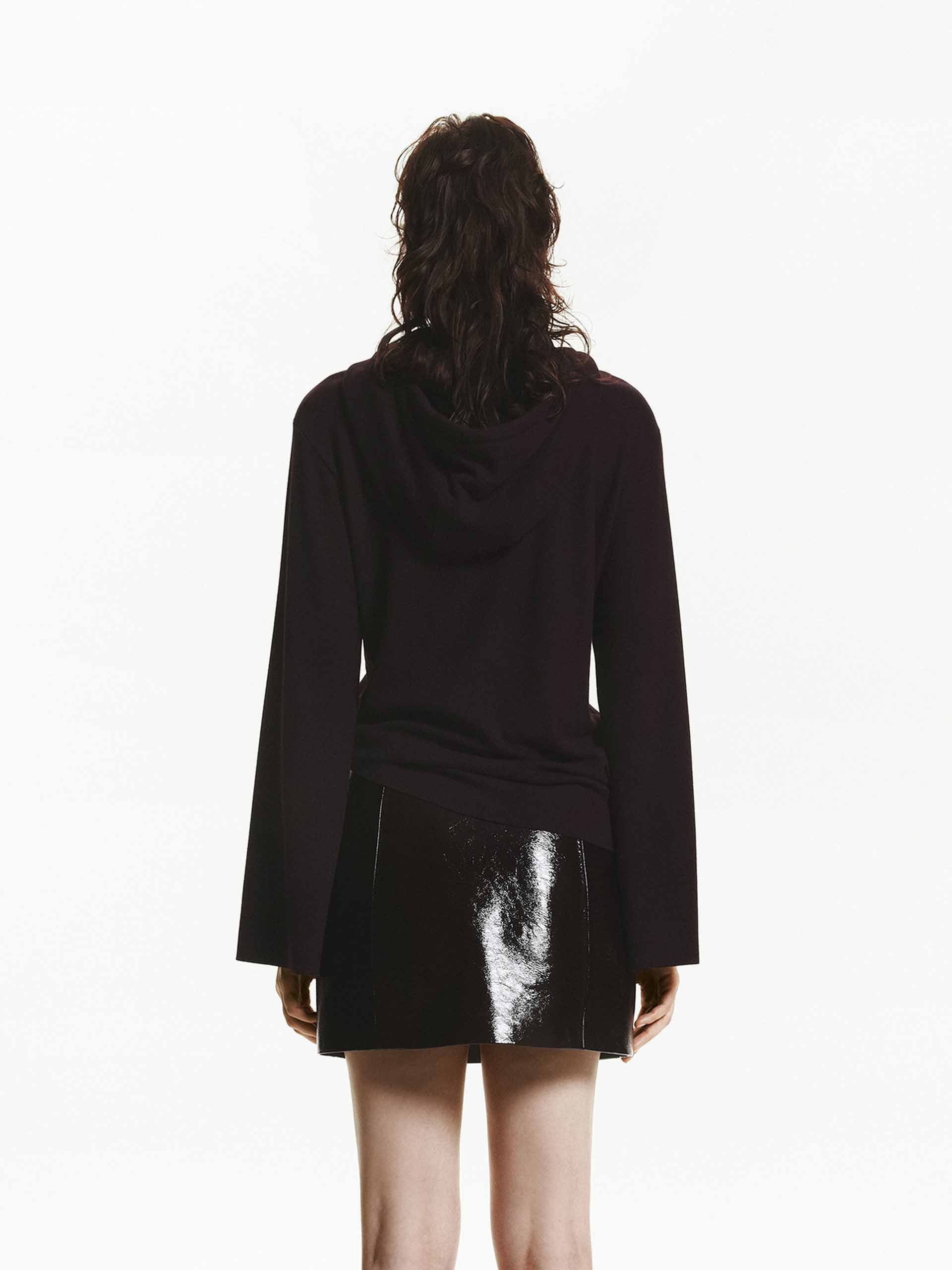 Velvet Hooded Sweatshirt - Image 3