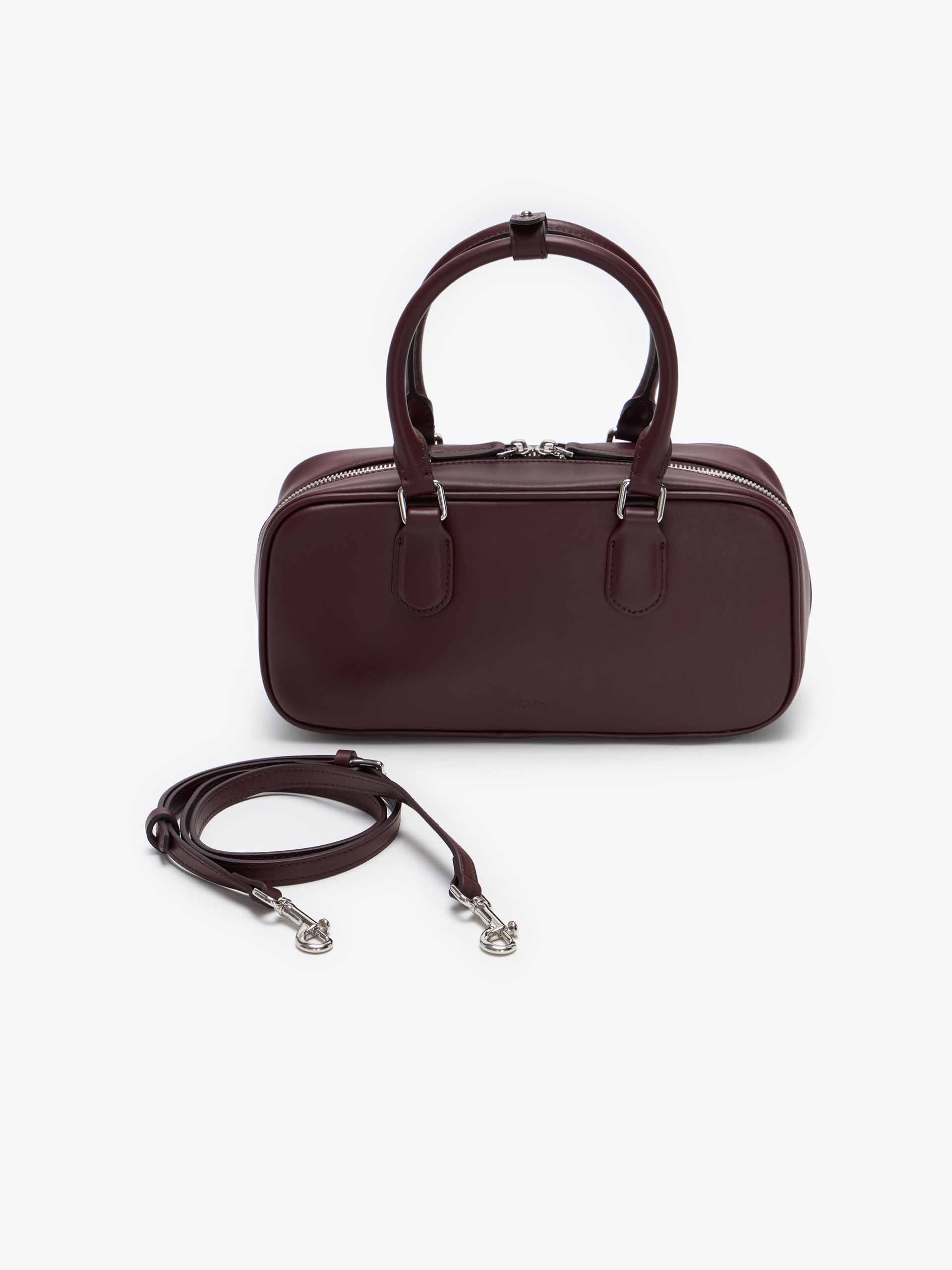 Vintage Leather Handle Bag - Image 5