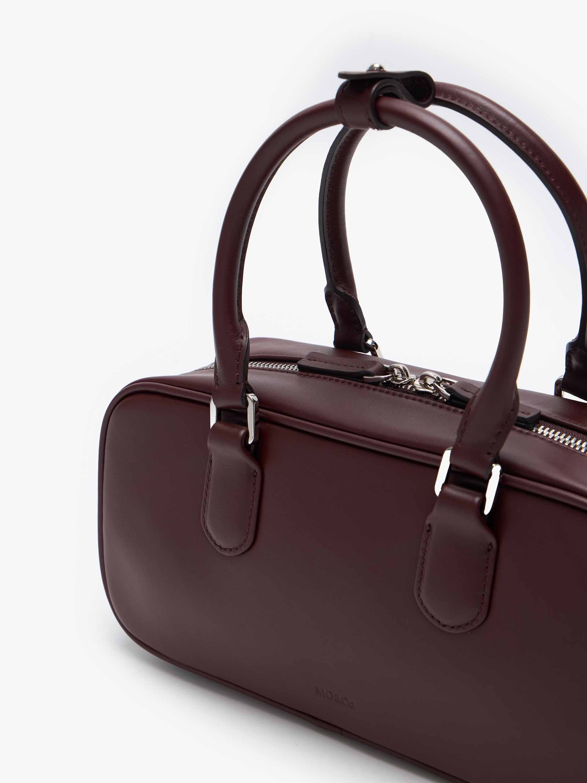 Vintage Leather Handle Bag - Image 6