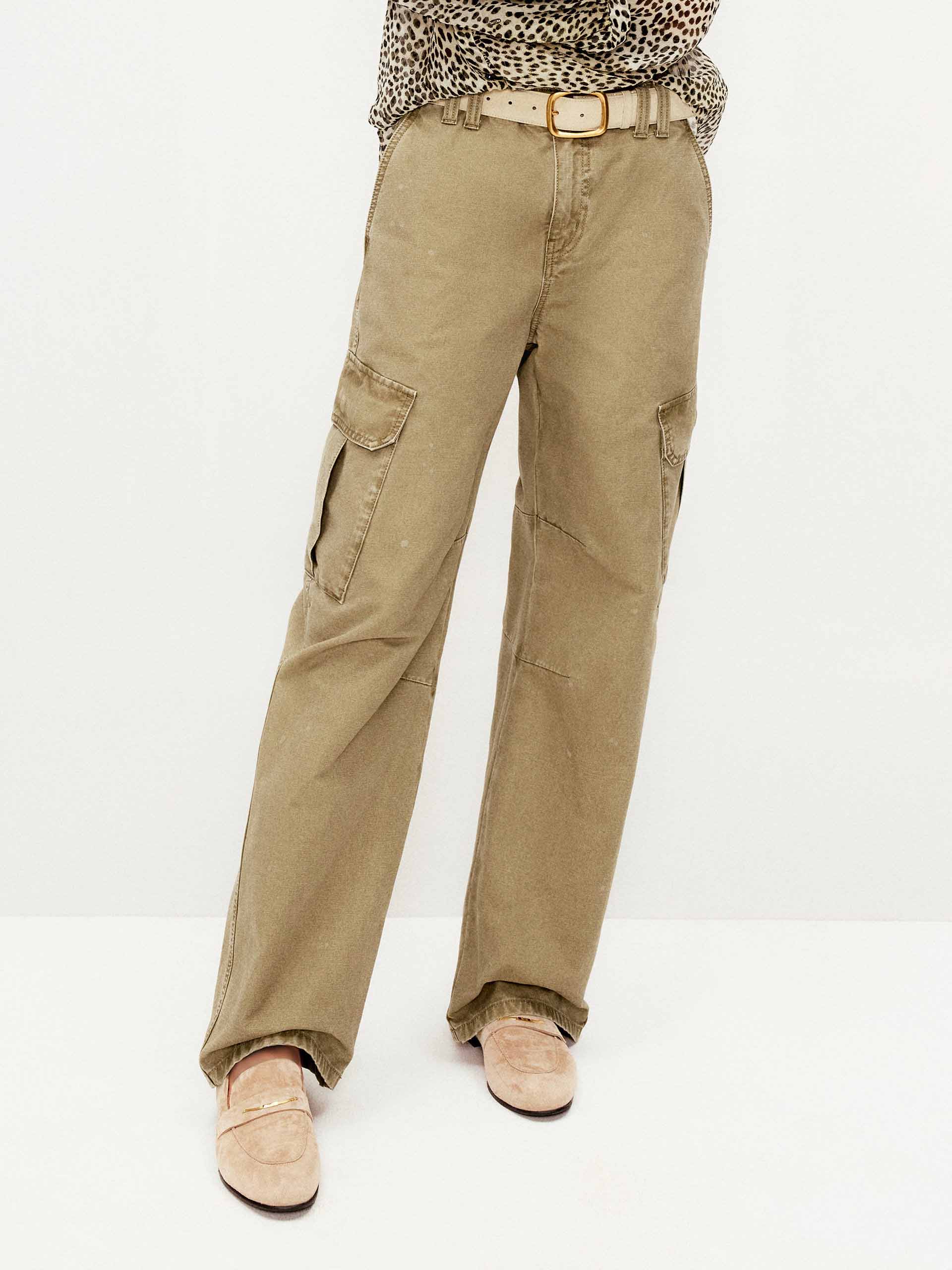 Vintage Straight Cargo Jeans
