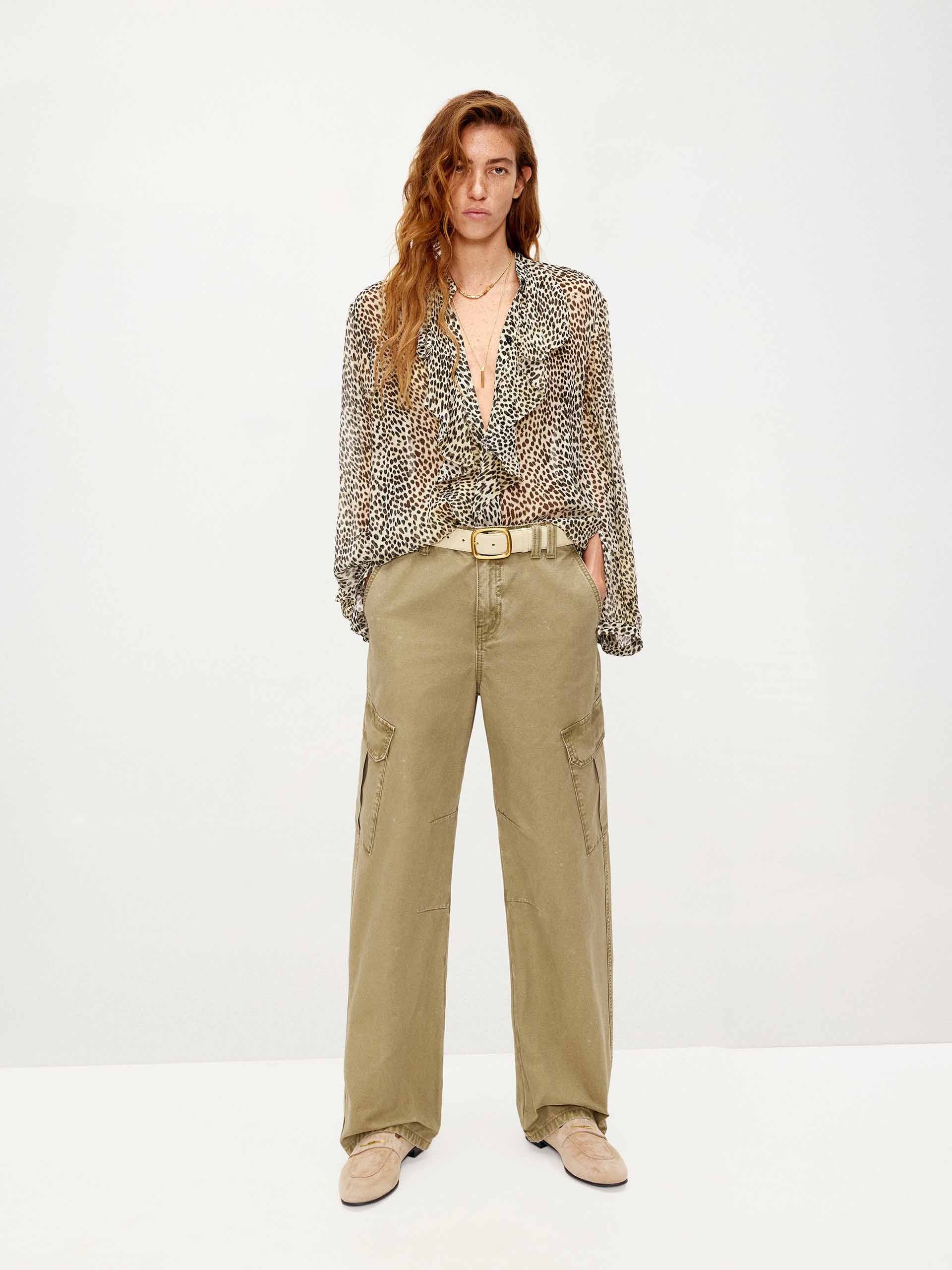 Vintage Straight Cargo Jeans - Image 2