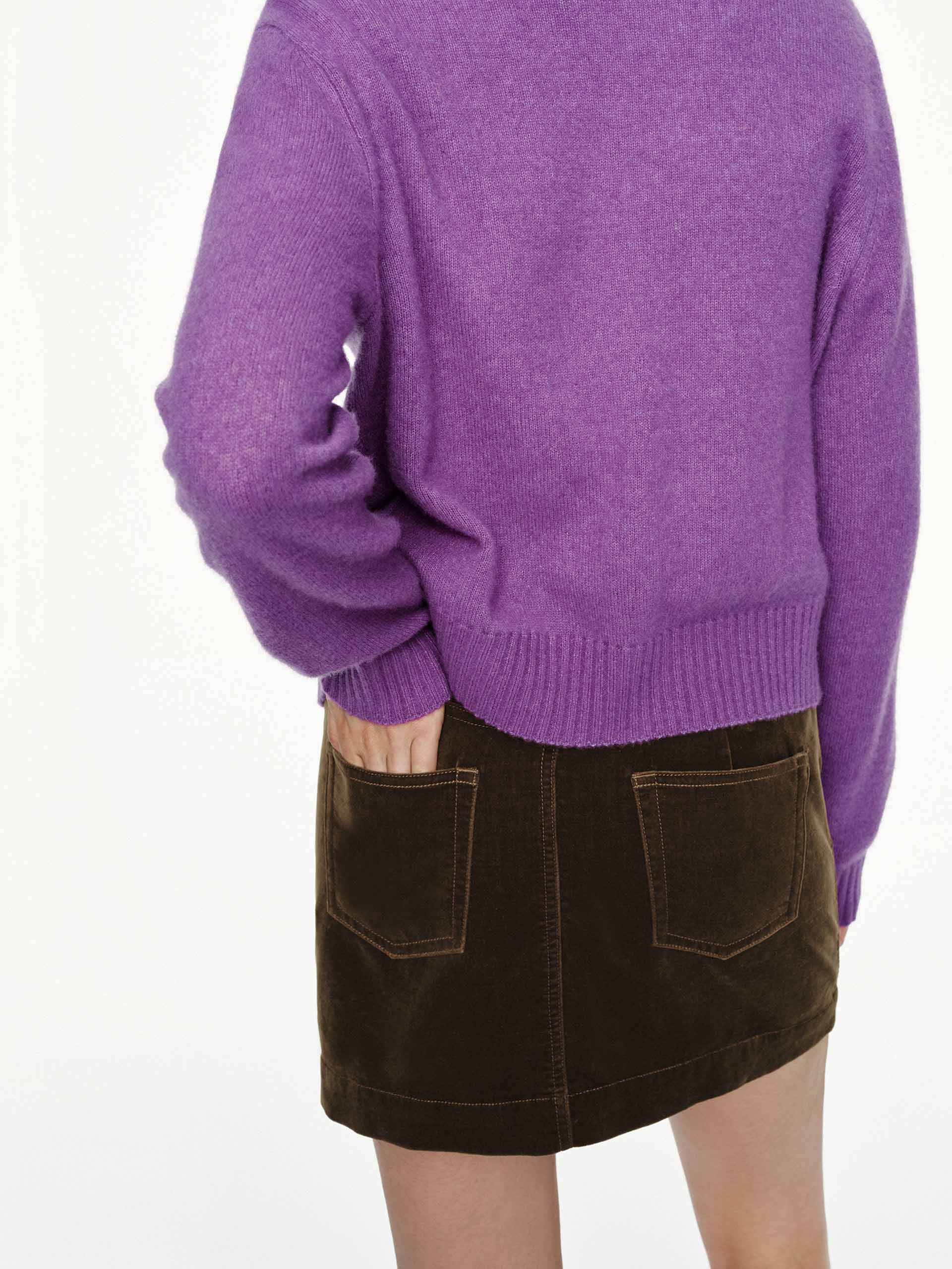 Vintage Velvet Mini Skirt - Image 8