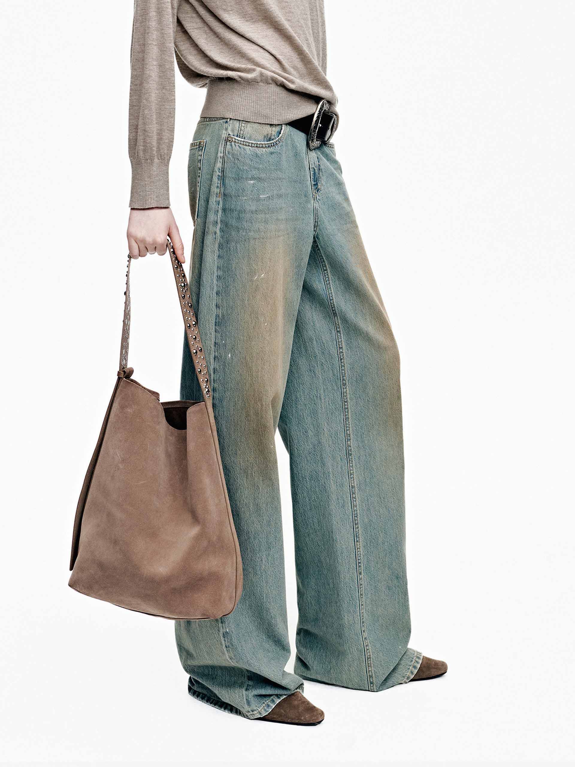 Vintage Wash Cotton Jeans - Image 5