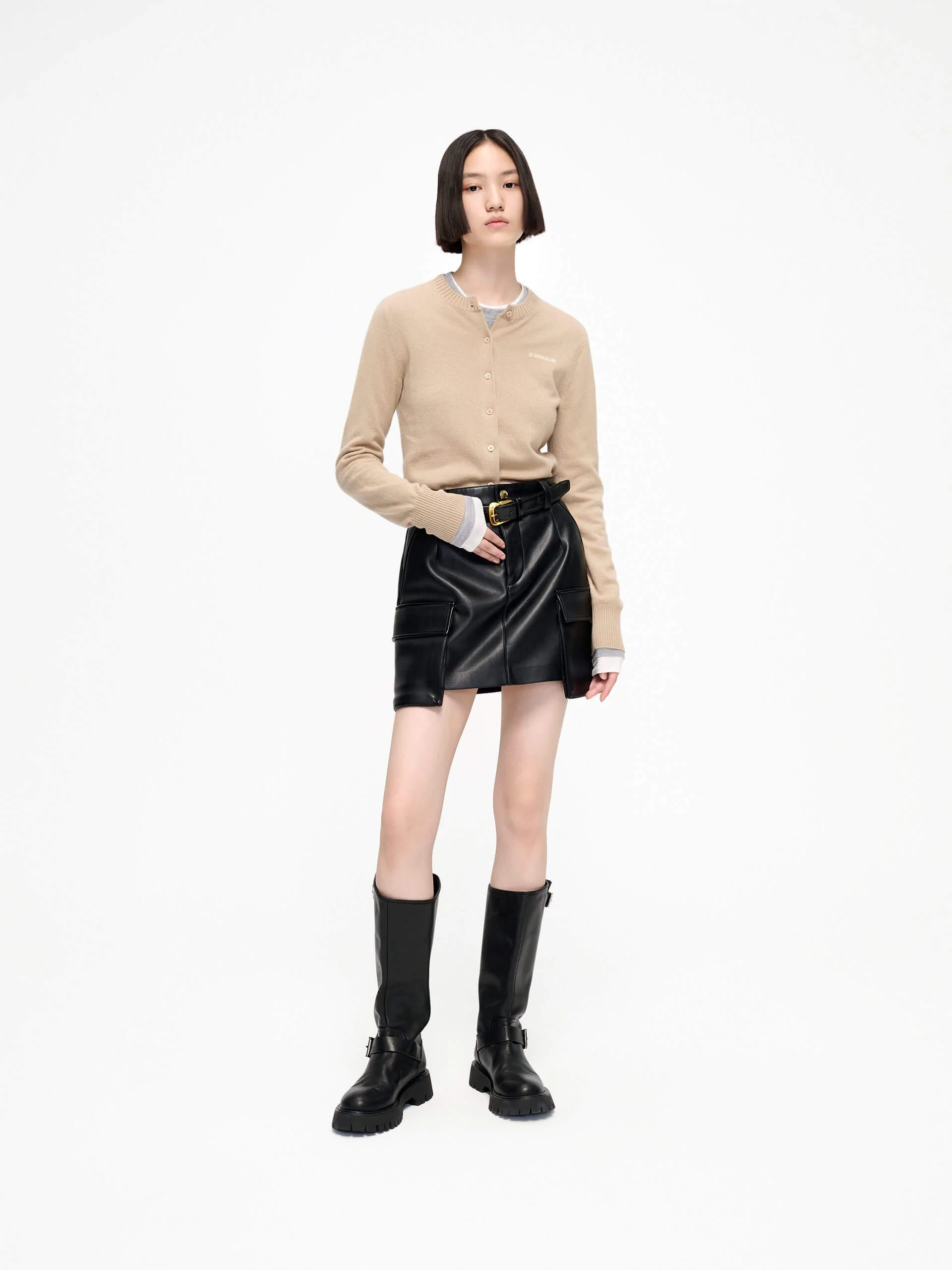 Warm Cashmere Knit Cardigan - Image 14