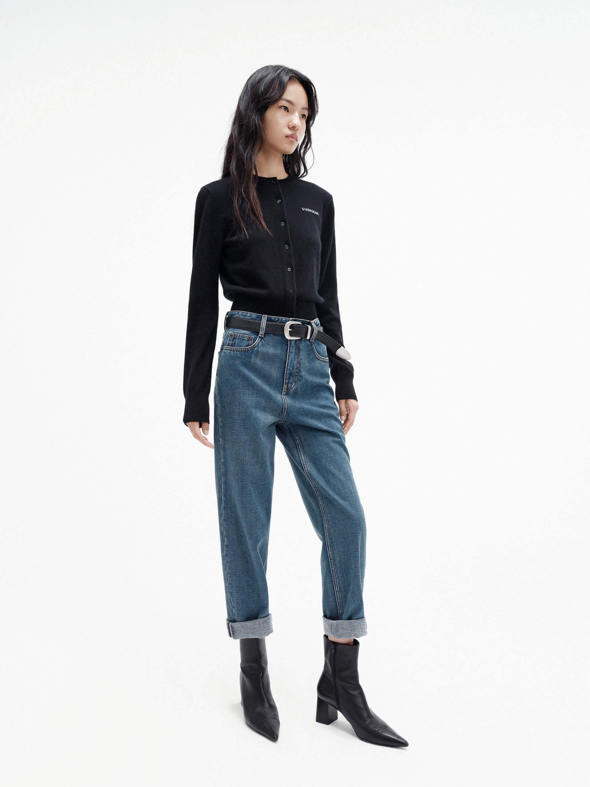 Warm Cashmere Knit Cardigan - Image 23
