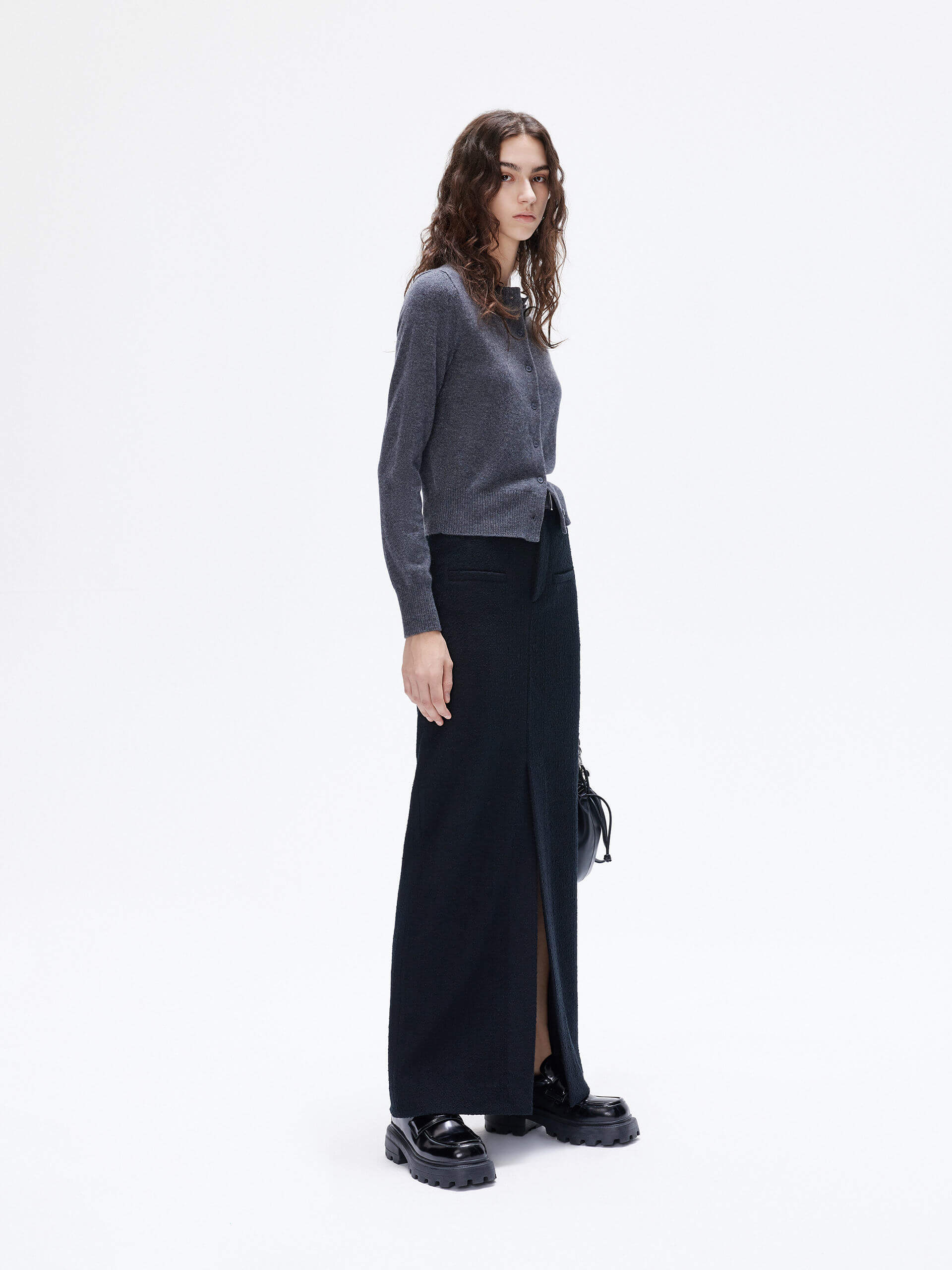 Warm Cashmere Knit Cardigan - Image 8