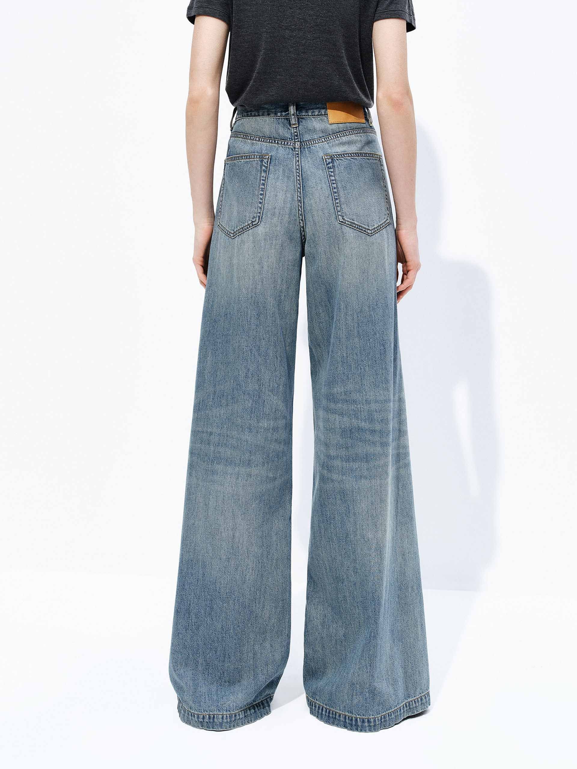 Warp Seam Wide-Leg Jeans - Image 3