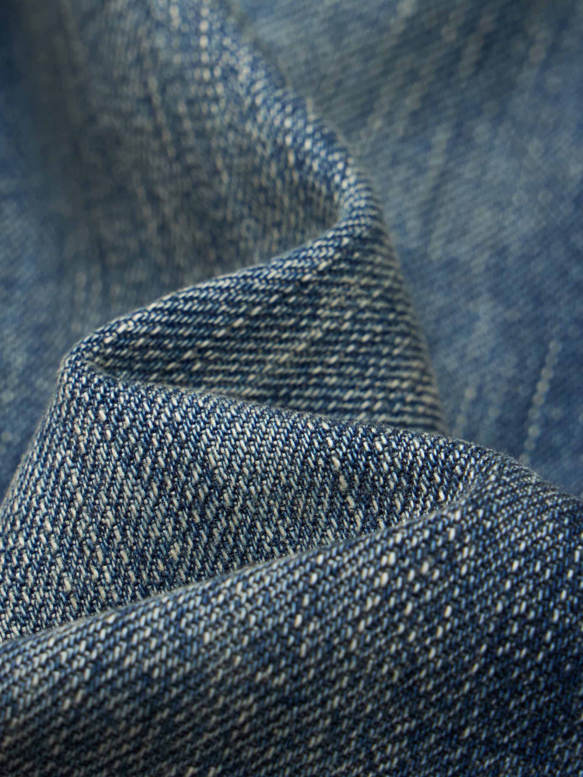 Wash Faded Flared Jeans - Image 4