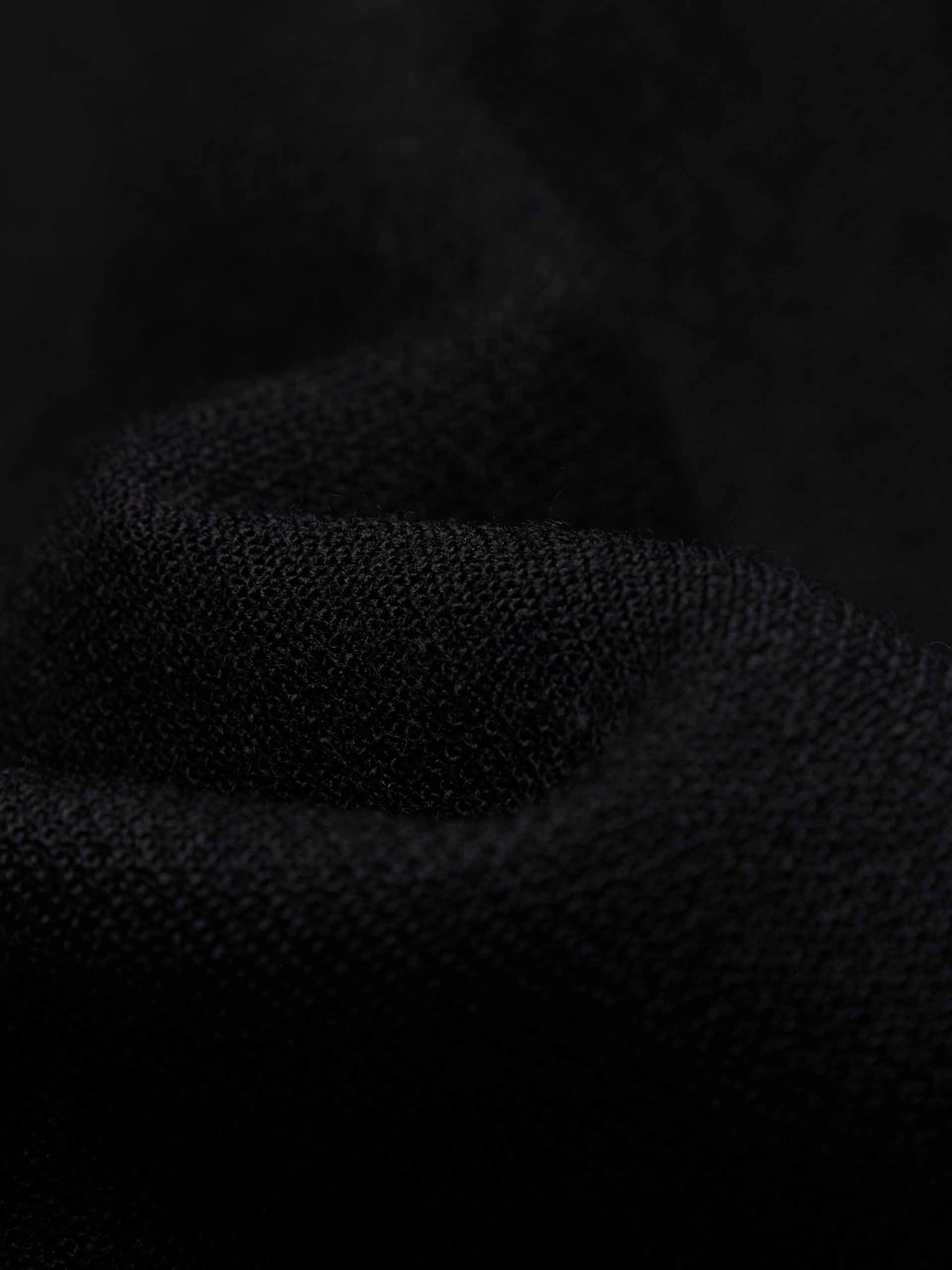 Wave Collar Wool Coat - Image 4