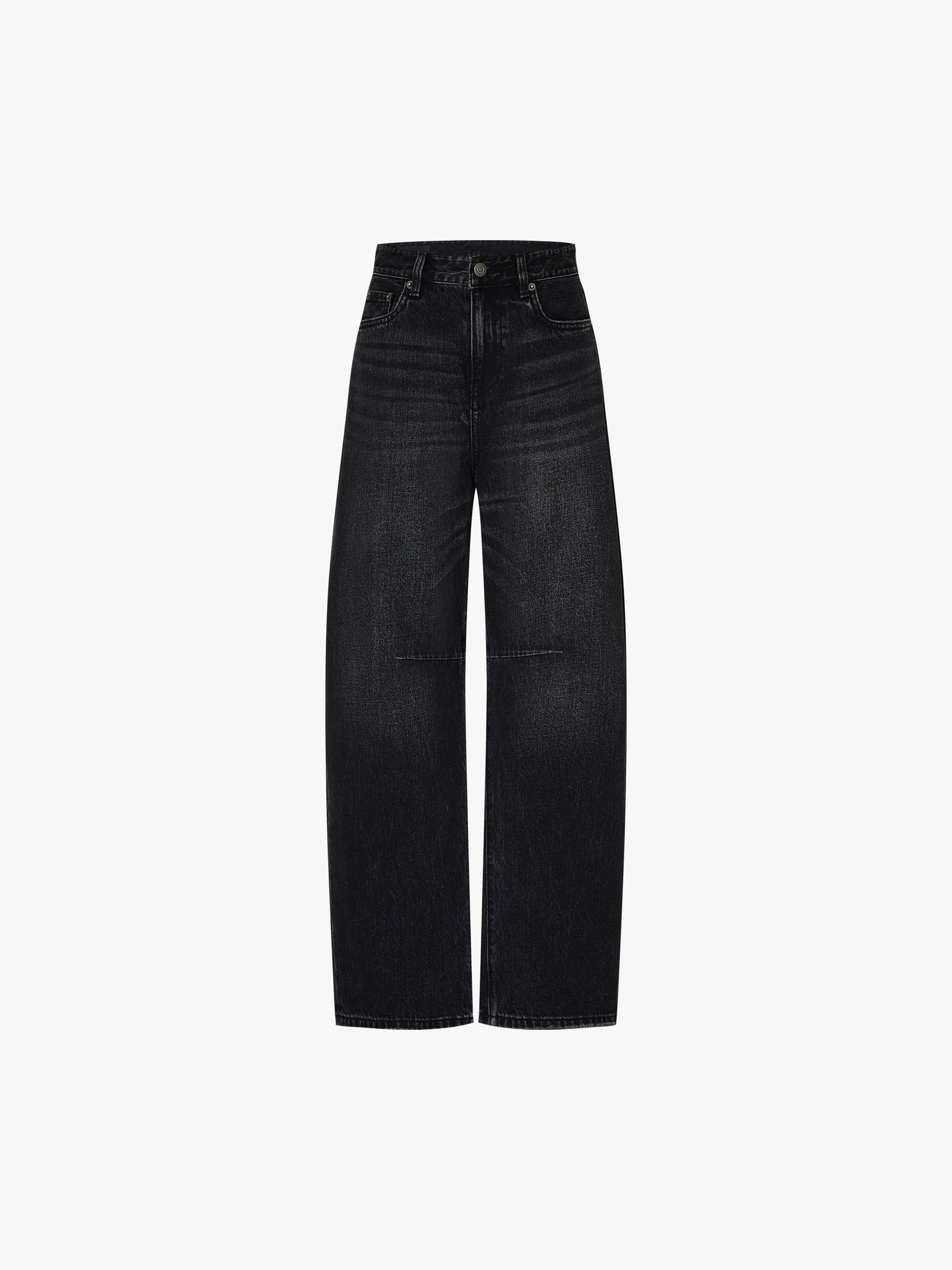 Whisker Effect Cotton Jeans - Image 5