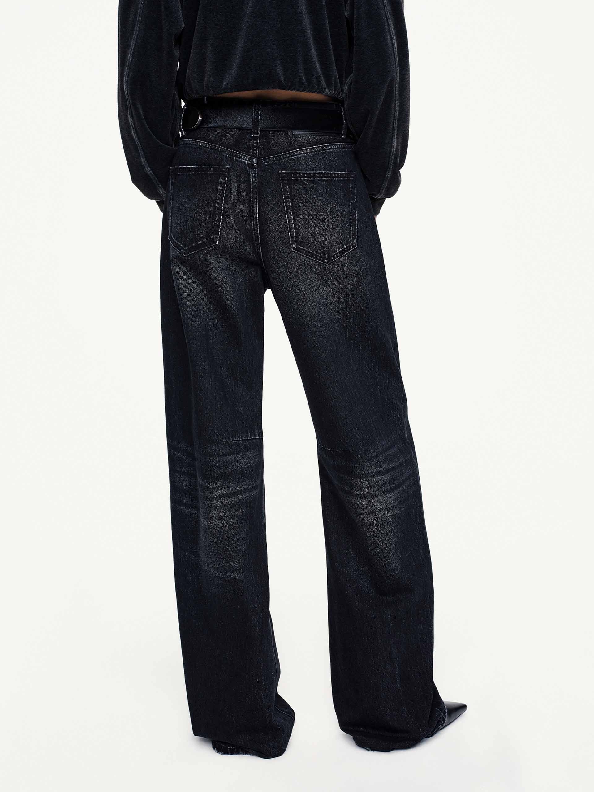 Whisker Effect Cotton Jeans - Image 6
