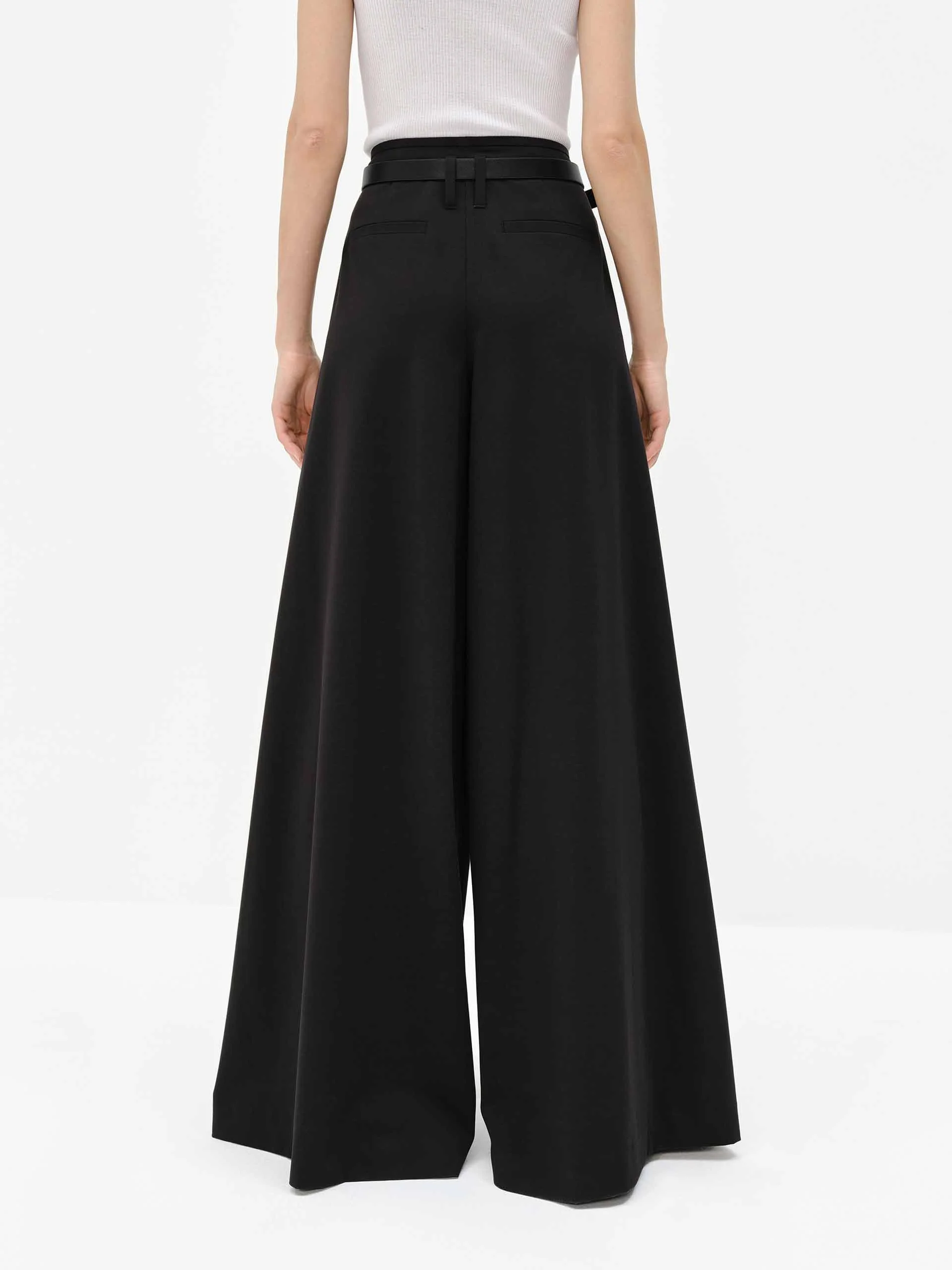 Wide Leg Belted Pants - Image 11