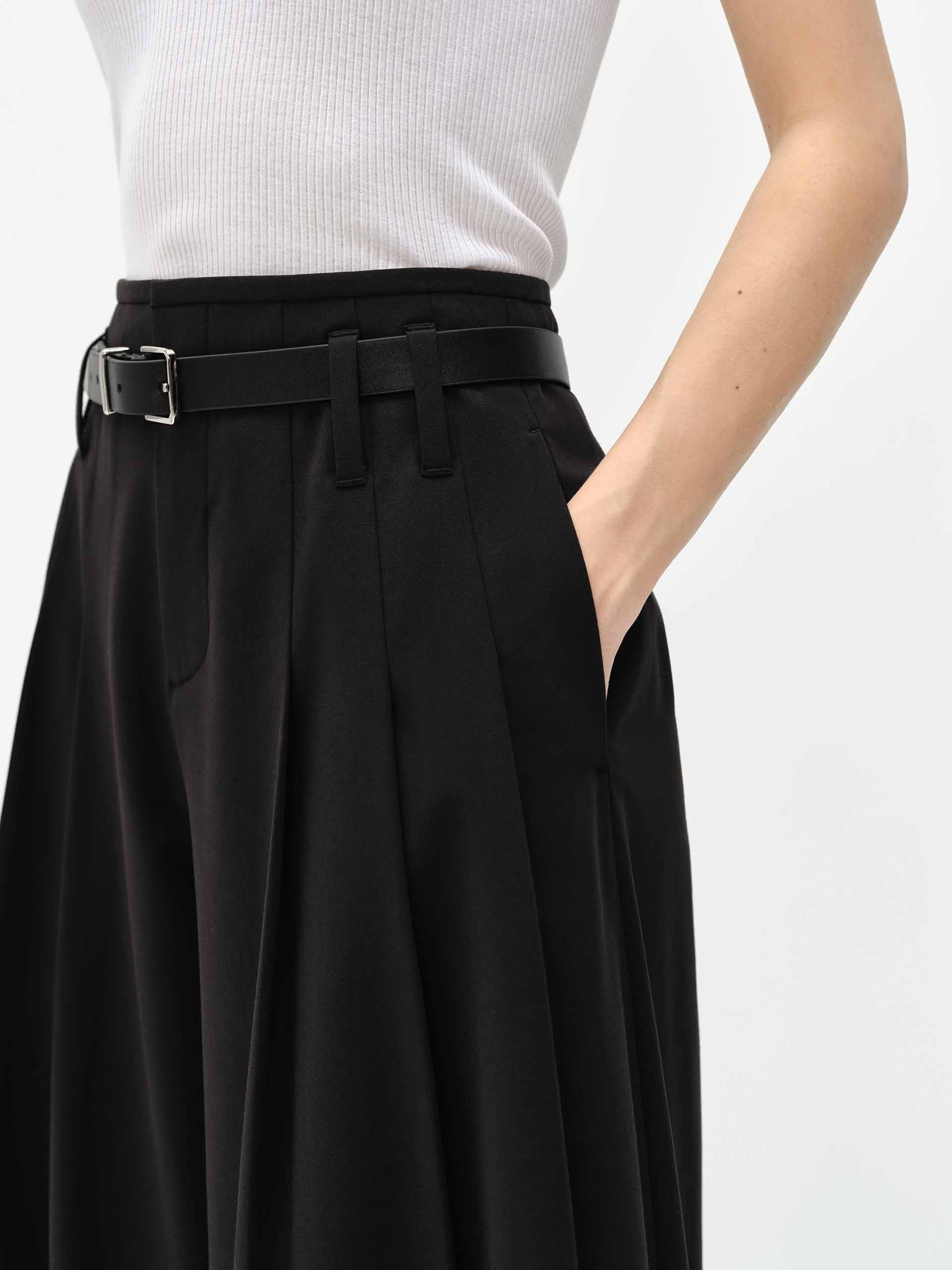Wide Leg Belted Pants - Image 16