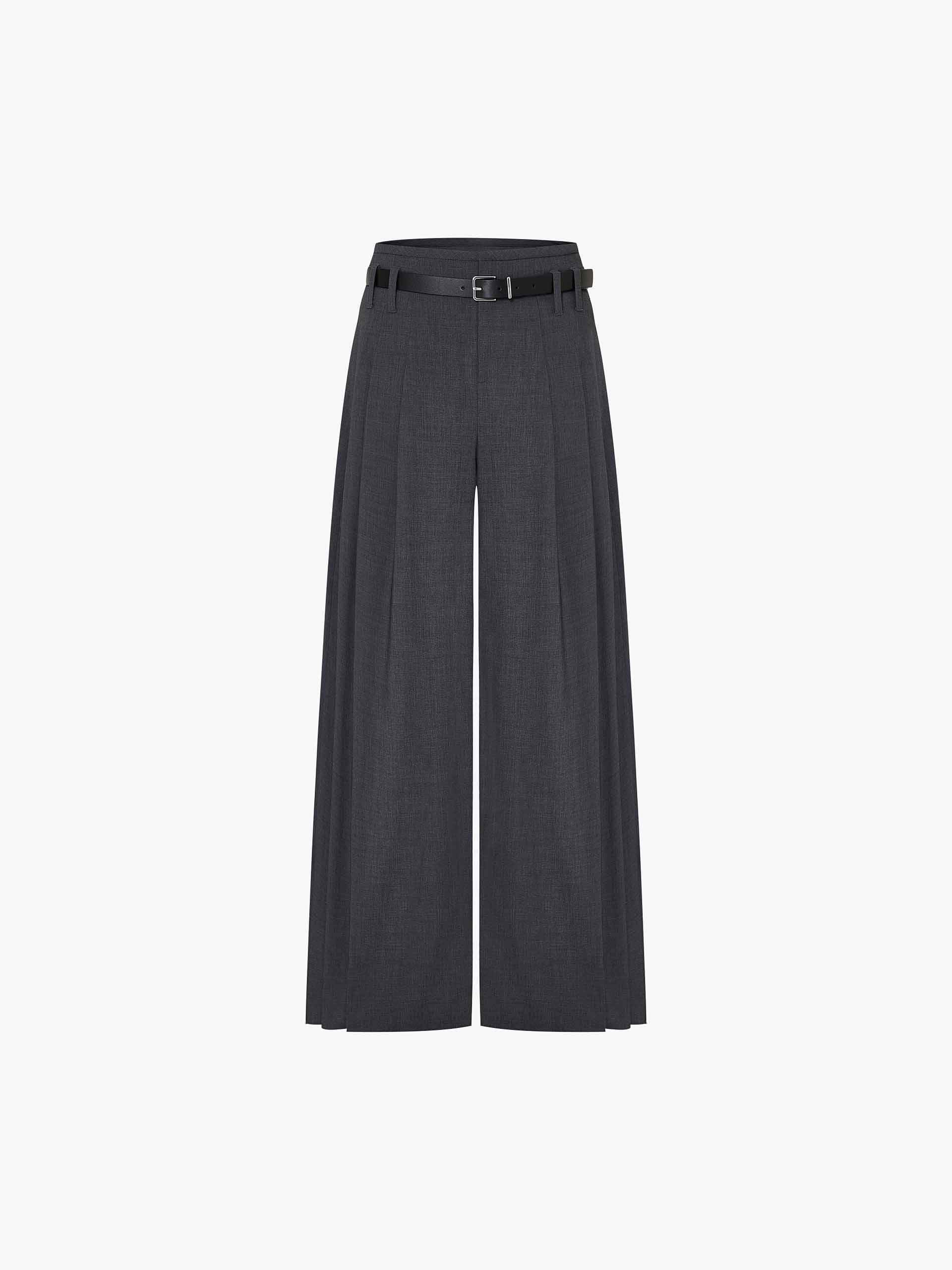 Wide Leg Belted Pants - Image 5