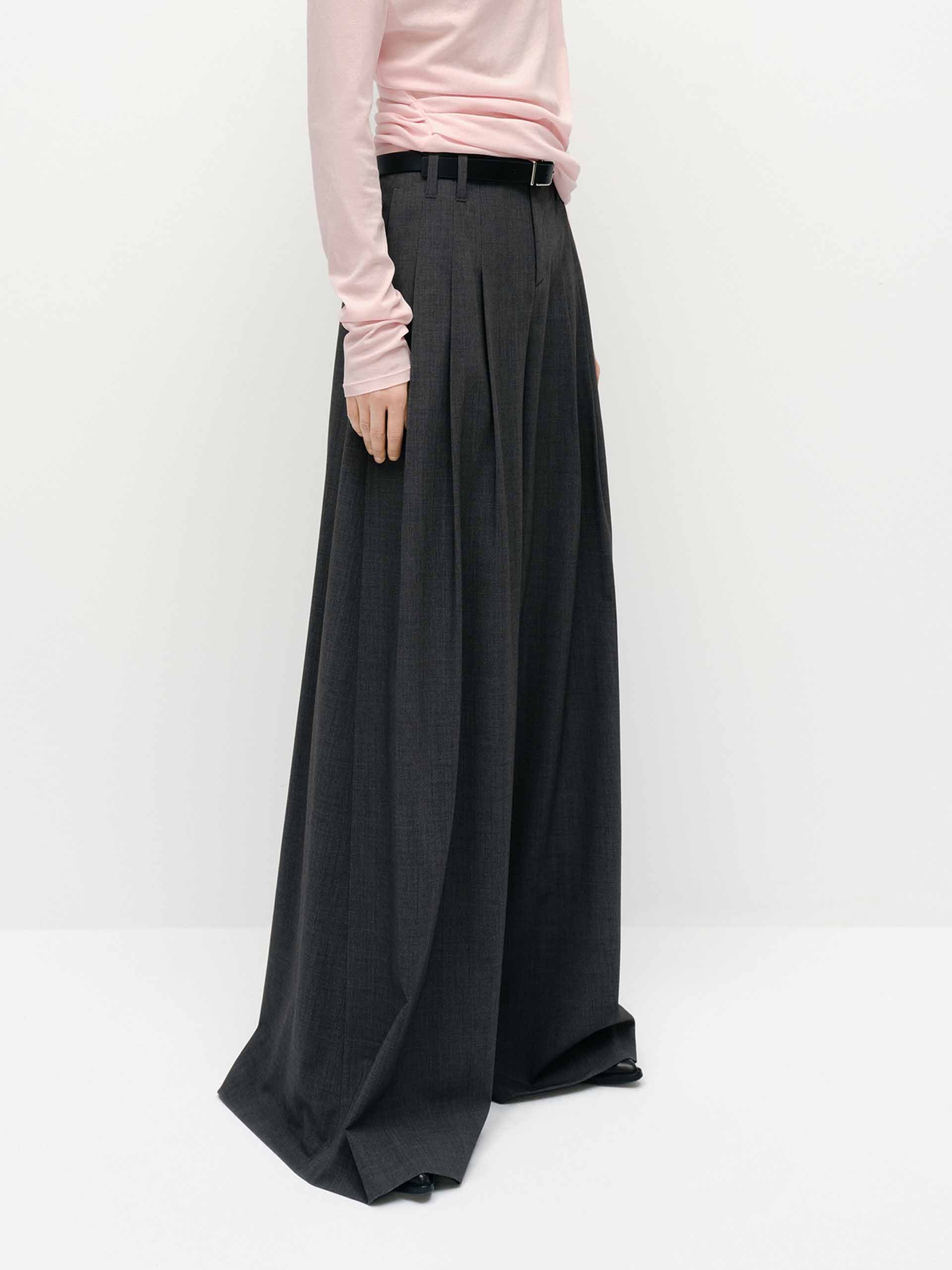 Wide Leg Belted Pants - Image 6