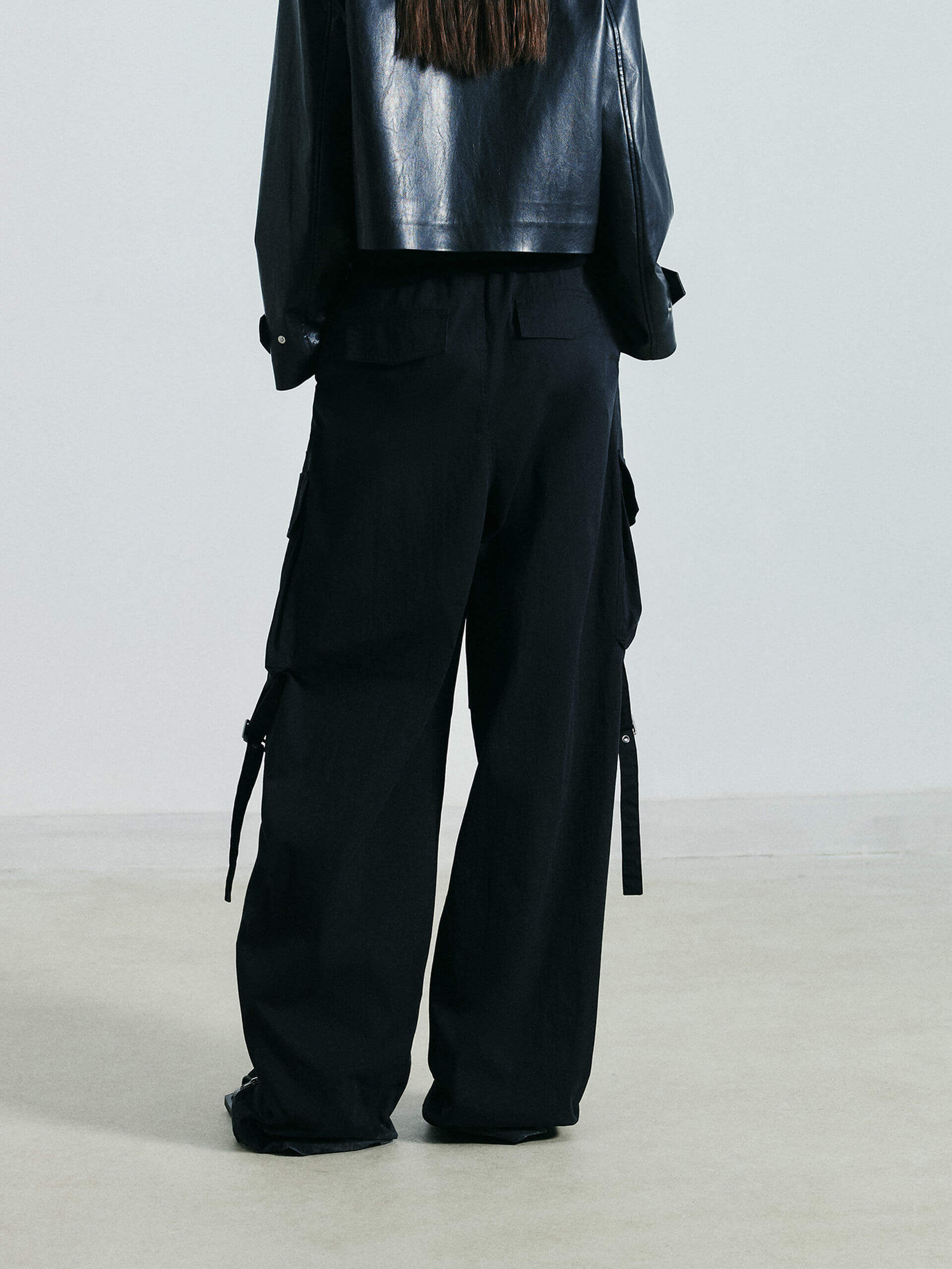 Wide Leg Cargo Pants - Image 14