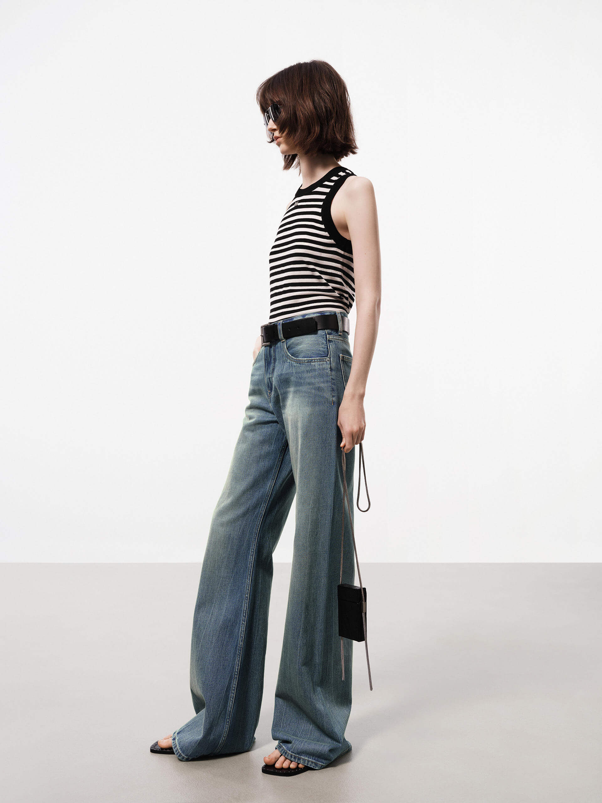 Wide Leg Cotton Jeans - Image 9