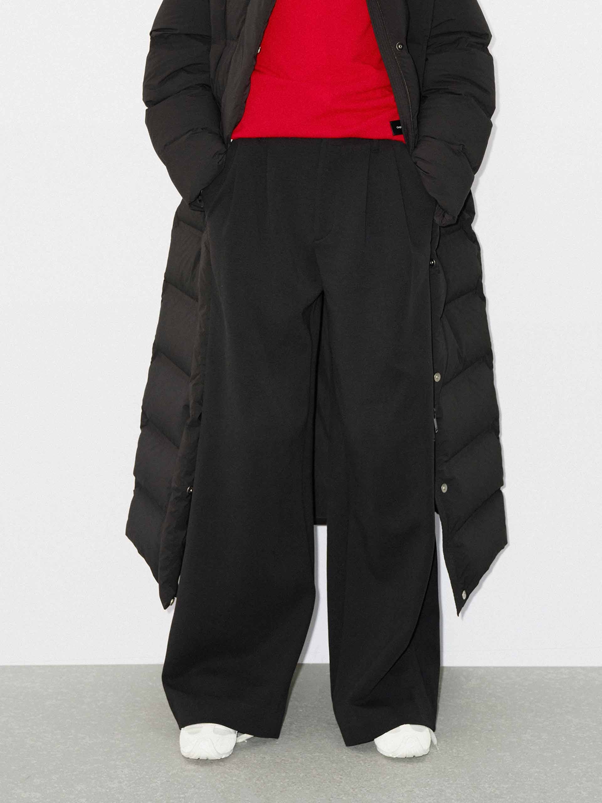 Wide Leg Pleated Sweatpants - Image 9
