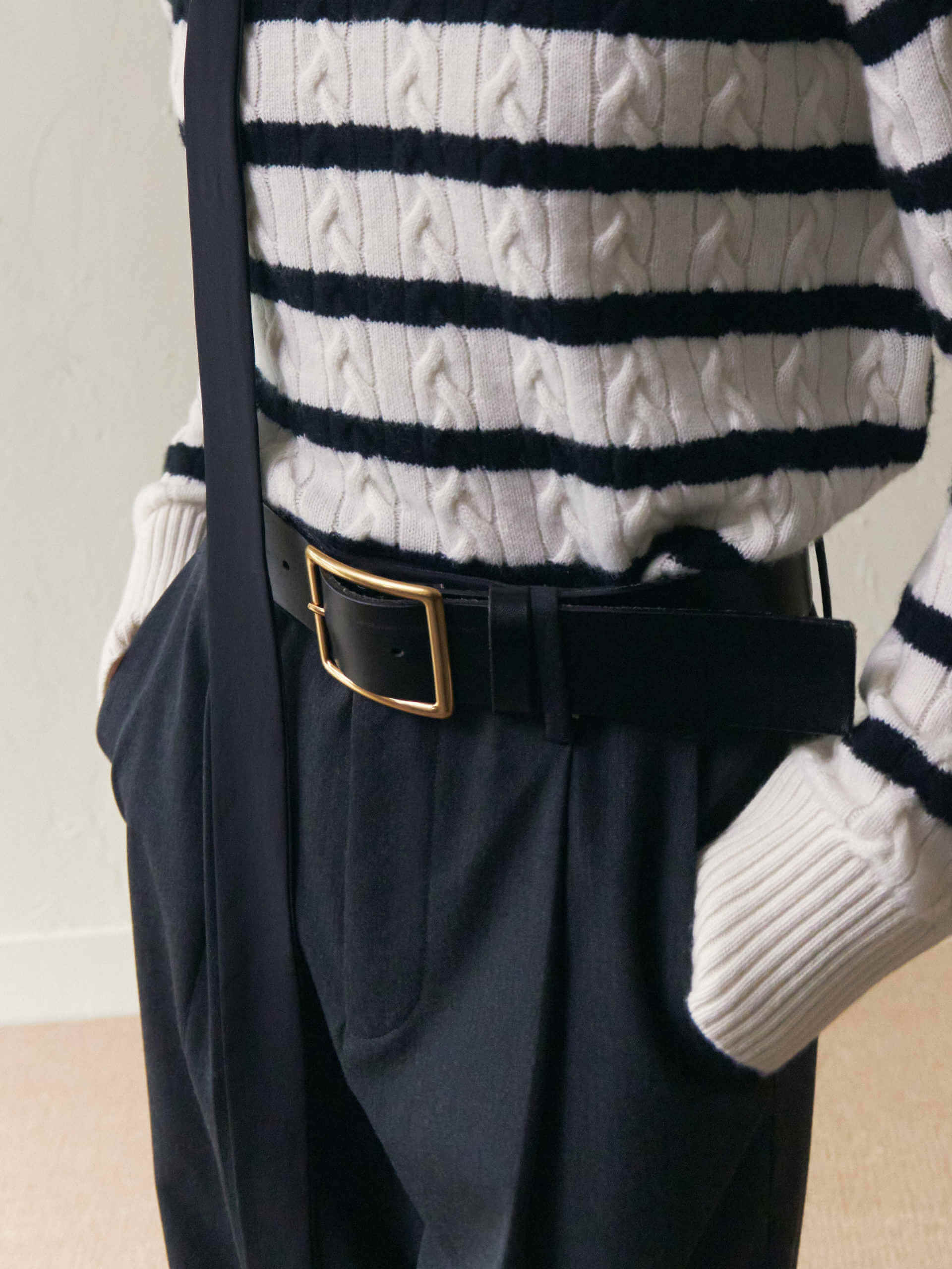 Wide Leg Tailored Pants - Image 3