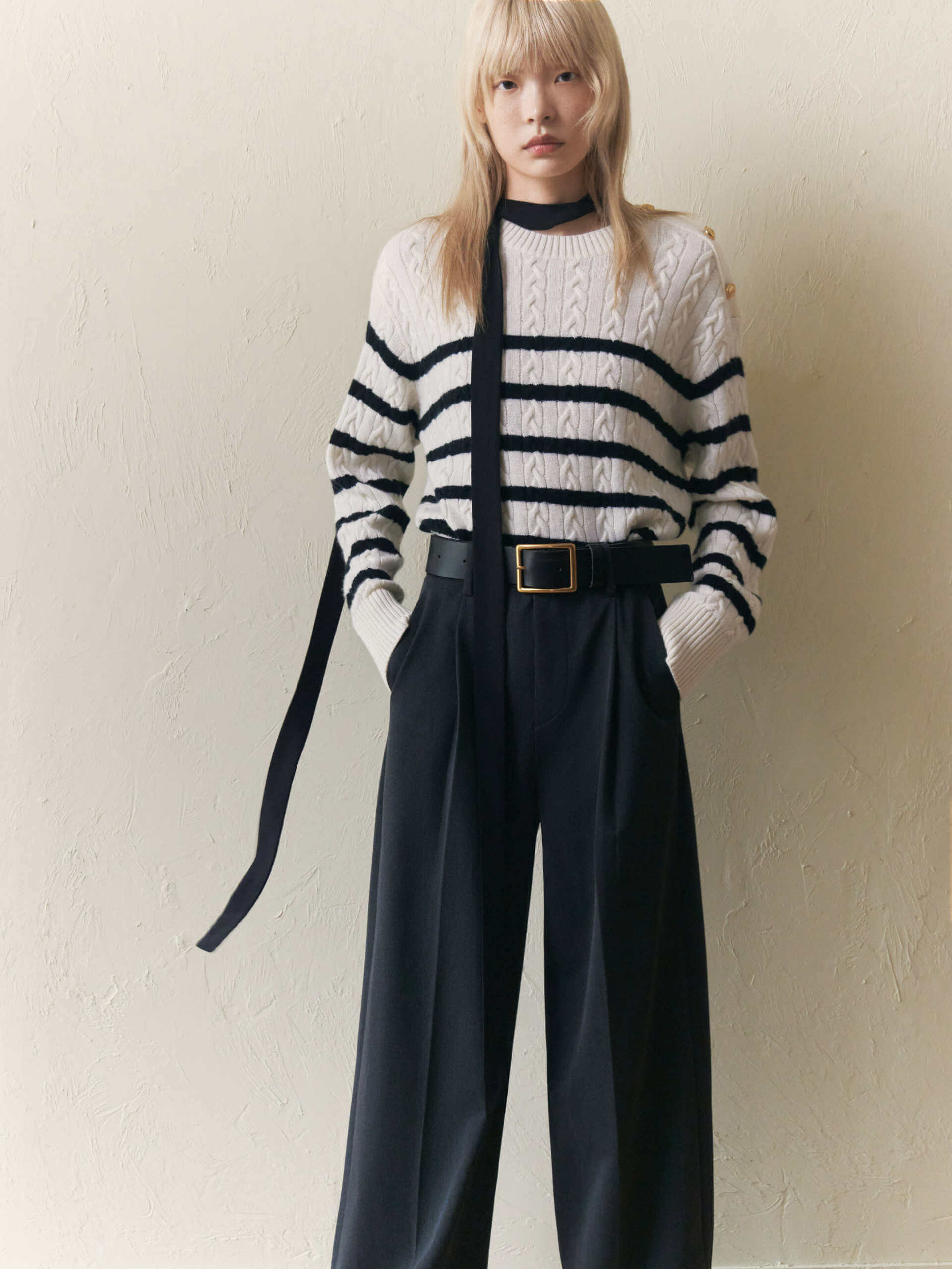 Wide Leg Tailored Pants - Image 7