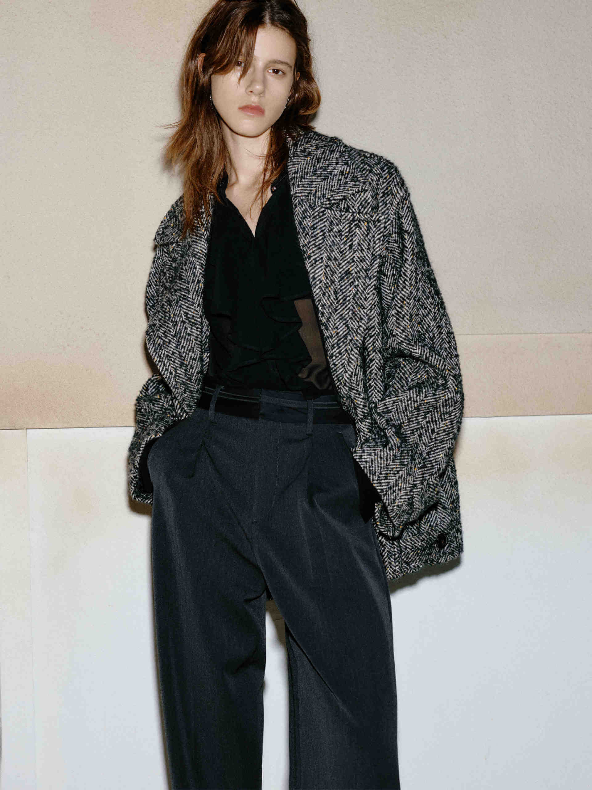 Wide Leg Tailored Pants - Image 9