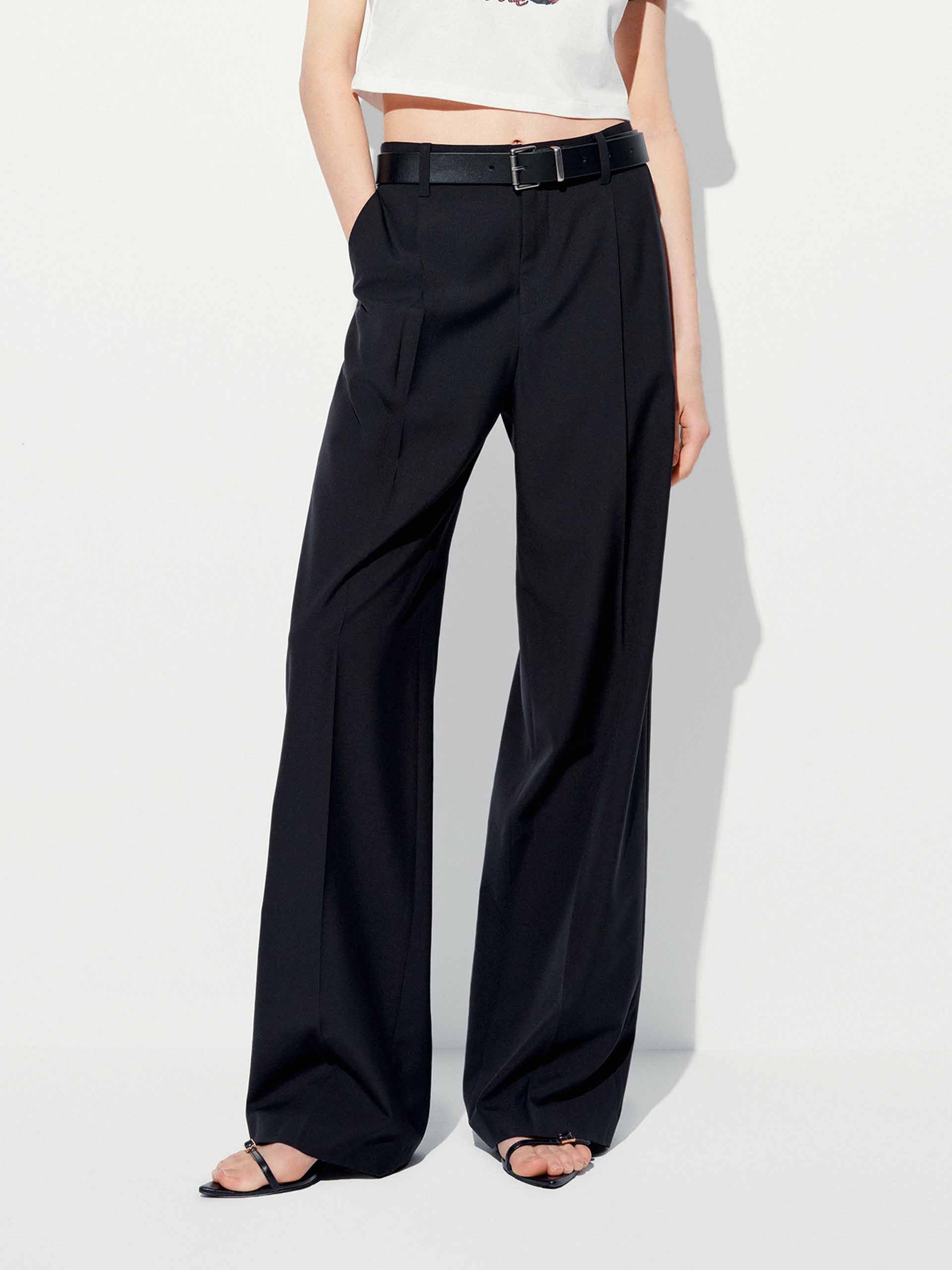Wide-Leg Tailored Trousers - Image 16