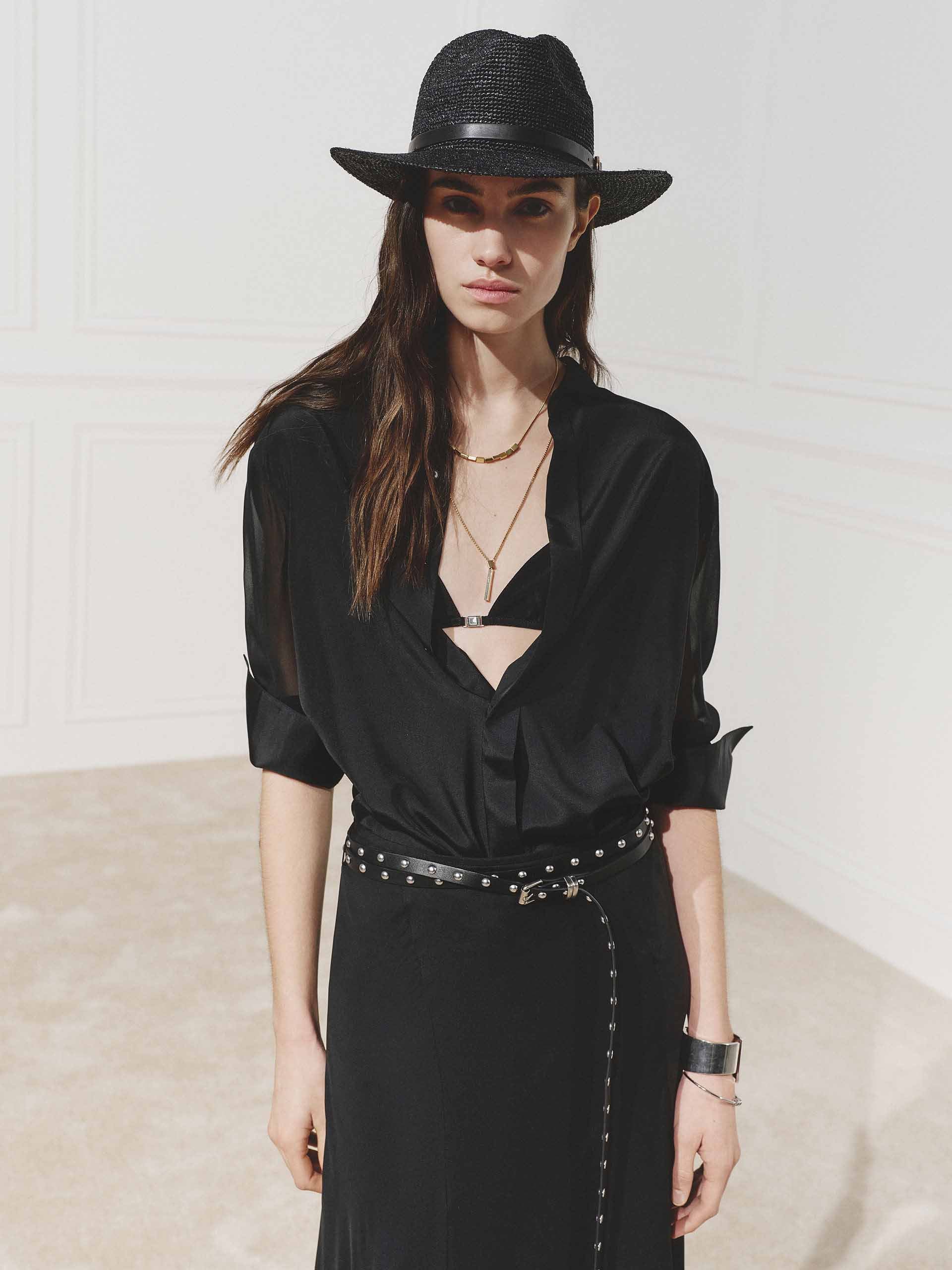 Wing Collar Silk Shirt - Image 14